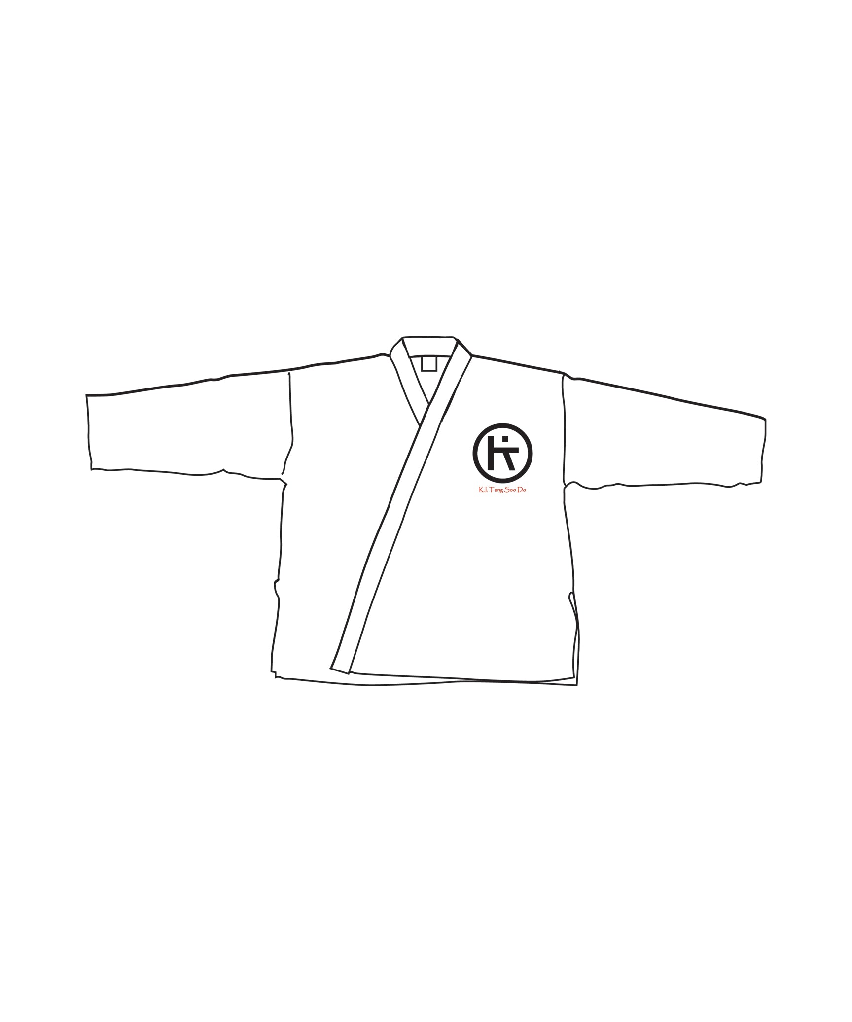 Lightweight Student Uniform, White