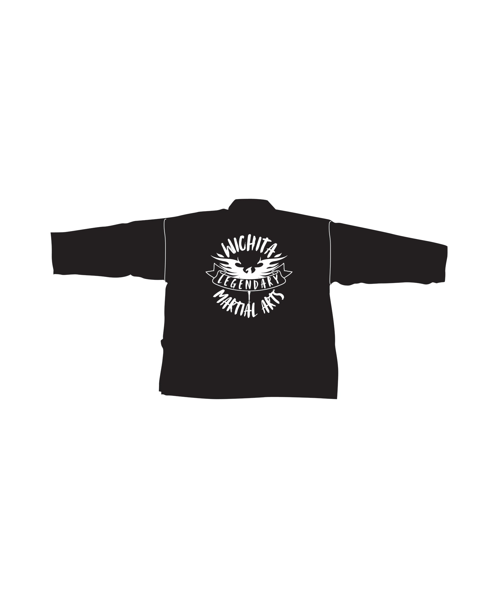 Lightweight Student Tkd Uniform, Black