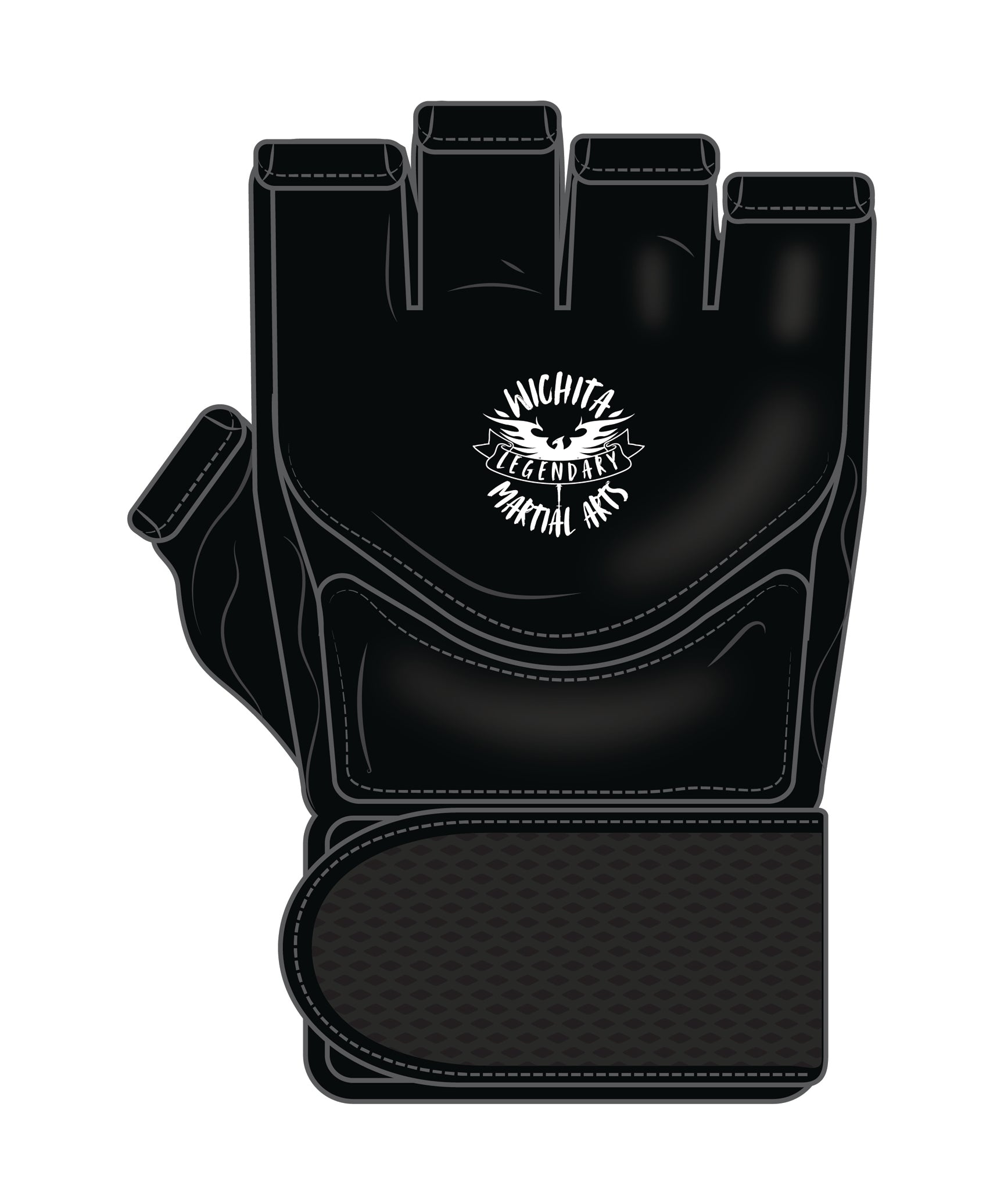 Mma Glove Custom, Black