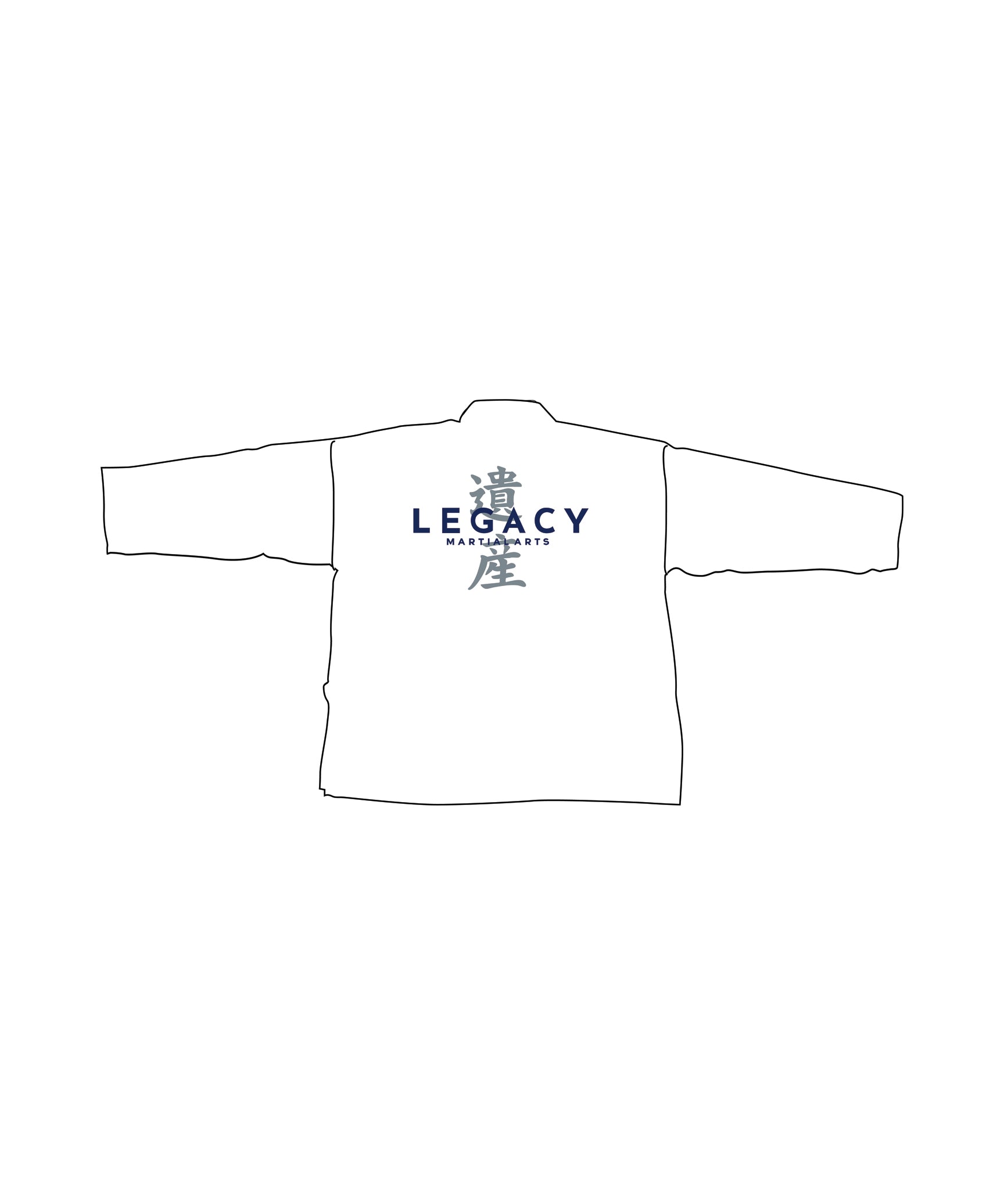 Lightweight Student Uniform, White