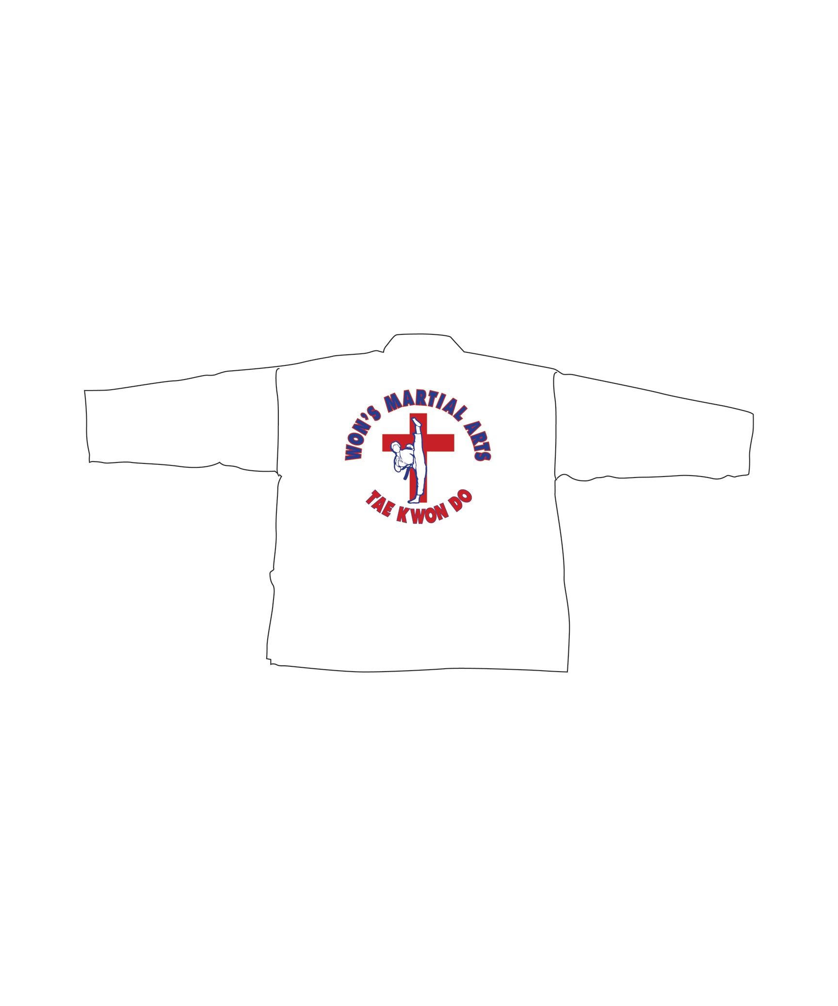 Lightweight Student Uniform, White