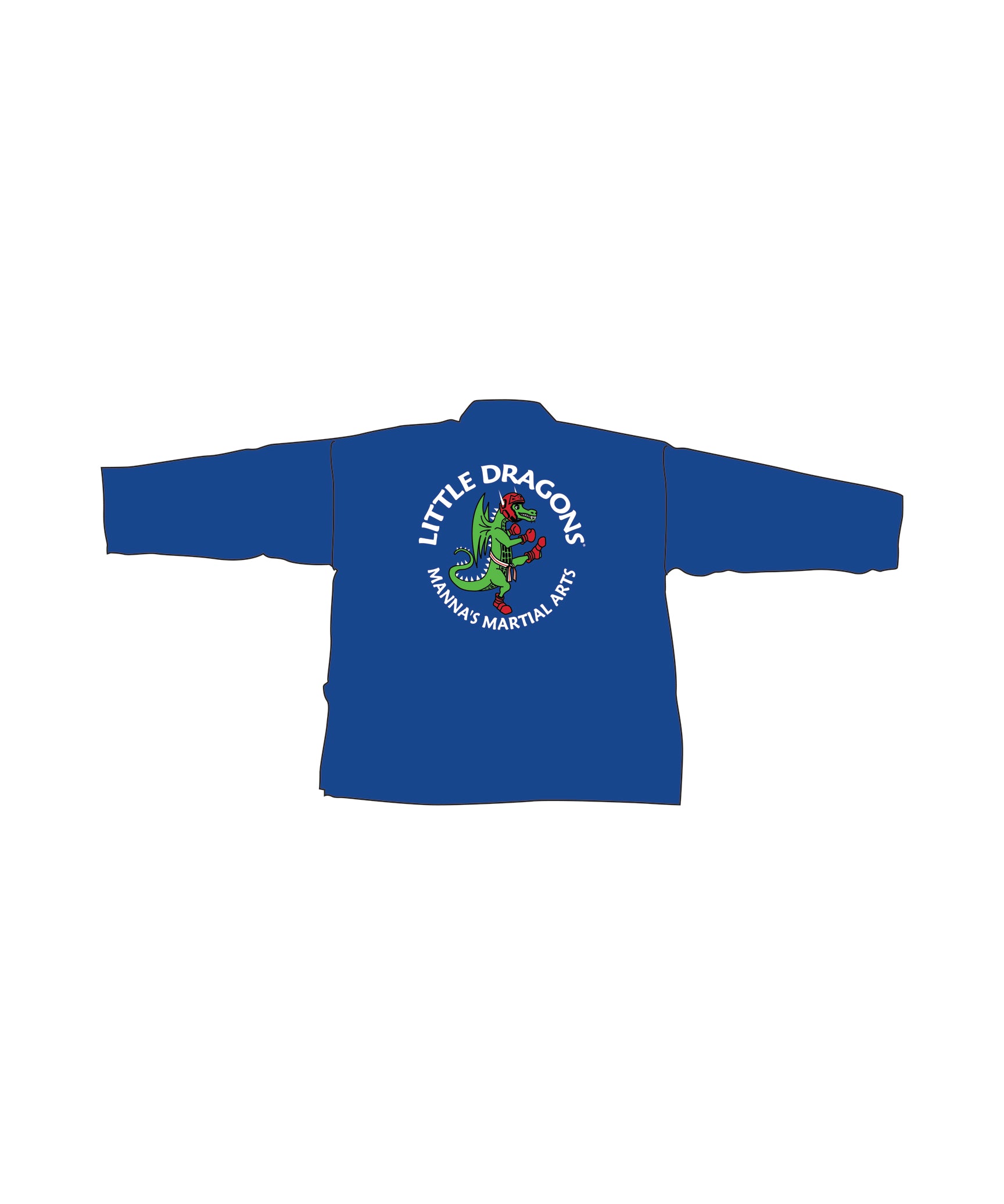 6oz Lightweight Student Jacket Custom, Blue