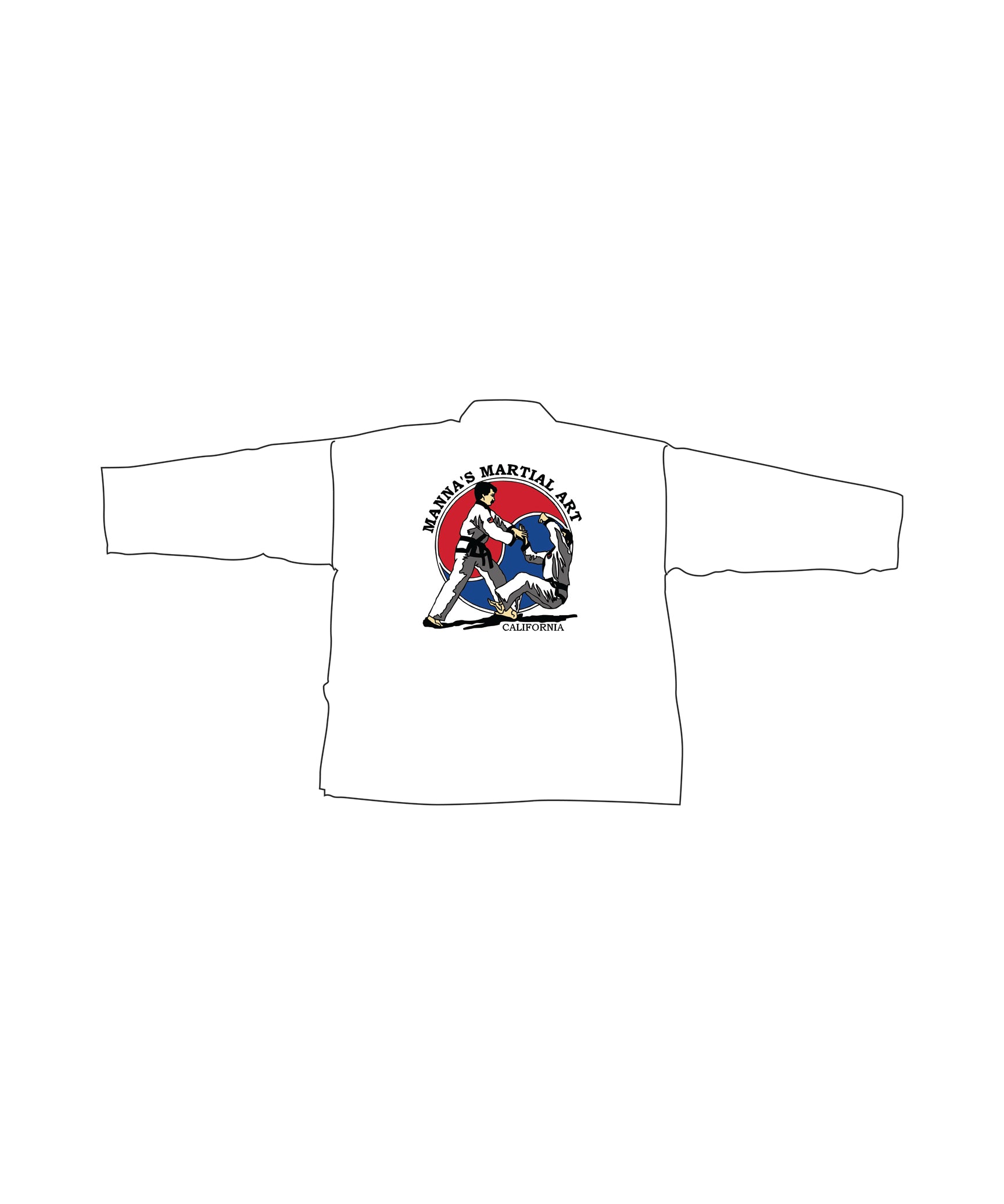 Lightweight Student Uniform, White