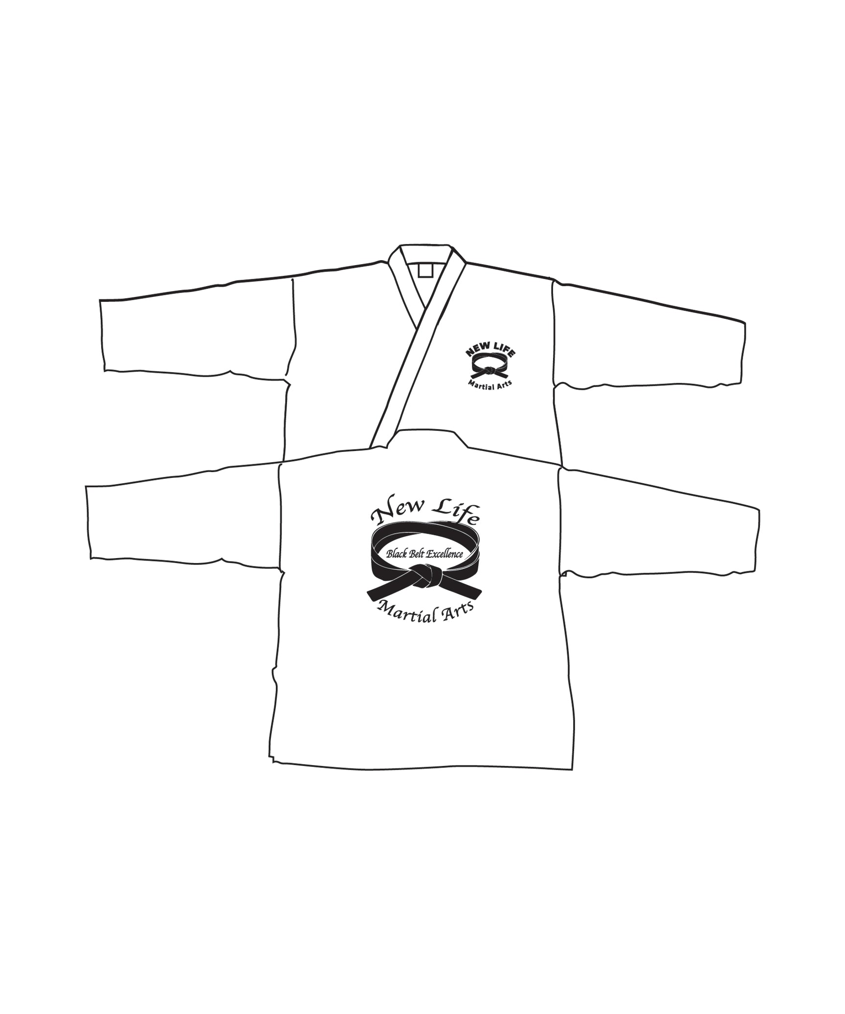Lightweight Student Uniform, White