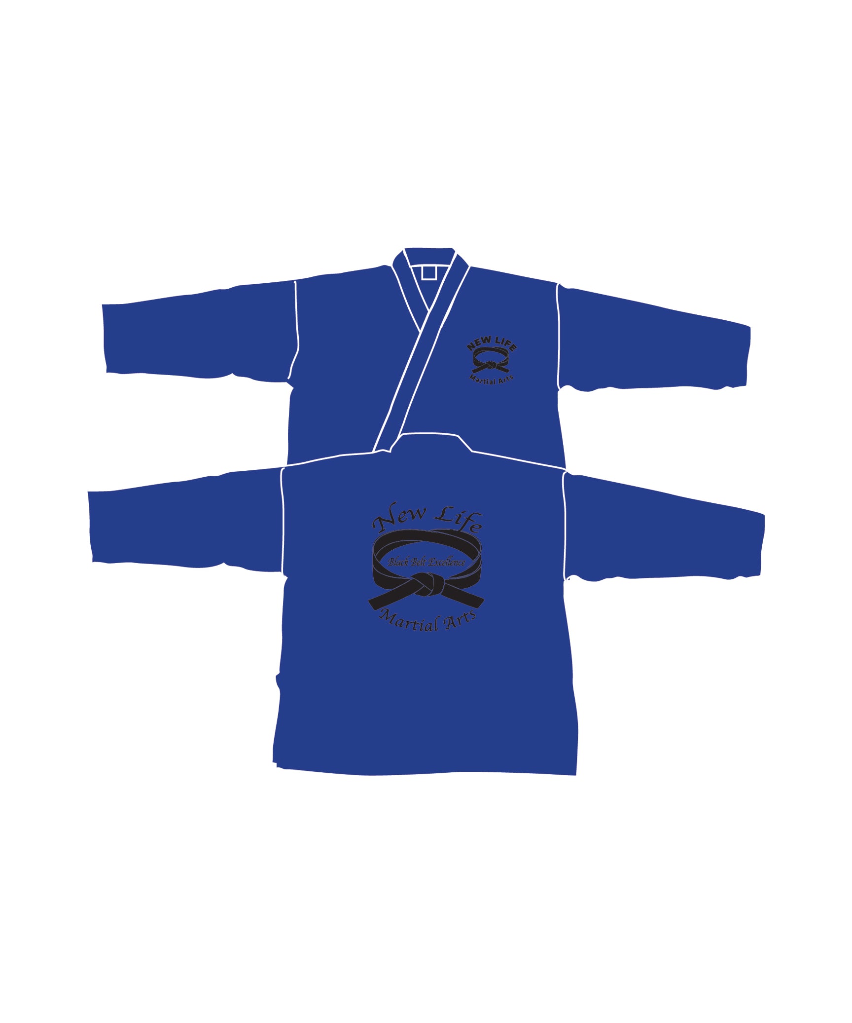 6oz Lightweight Student Jacket Custom, Blue
