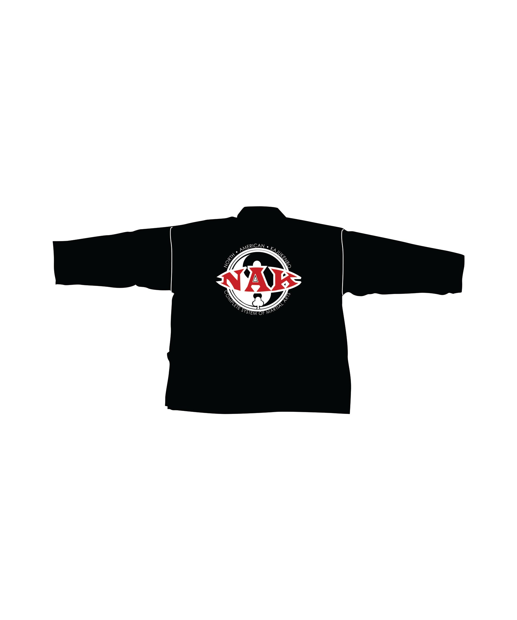 6oz Lightweight Student Jacket Custom, Black