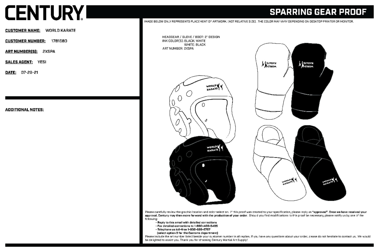 Century Glove Blank, Black