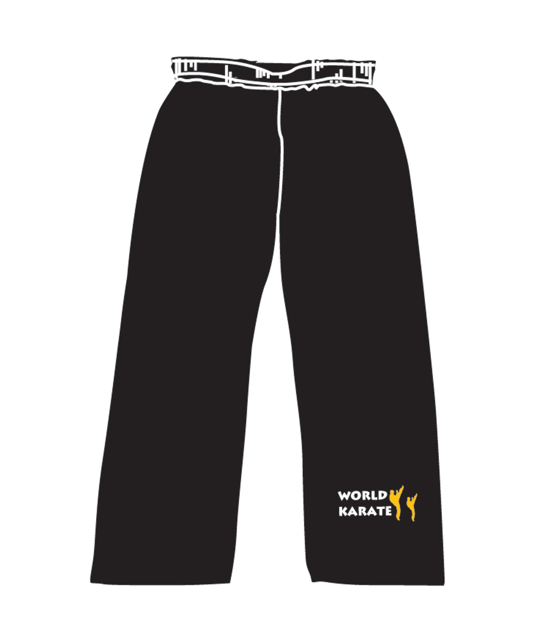 Elastic Student Pant, Black