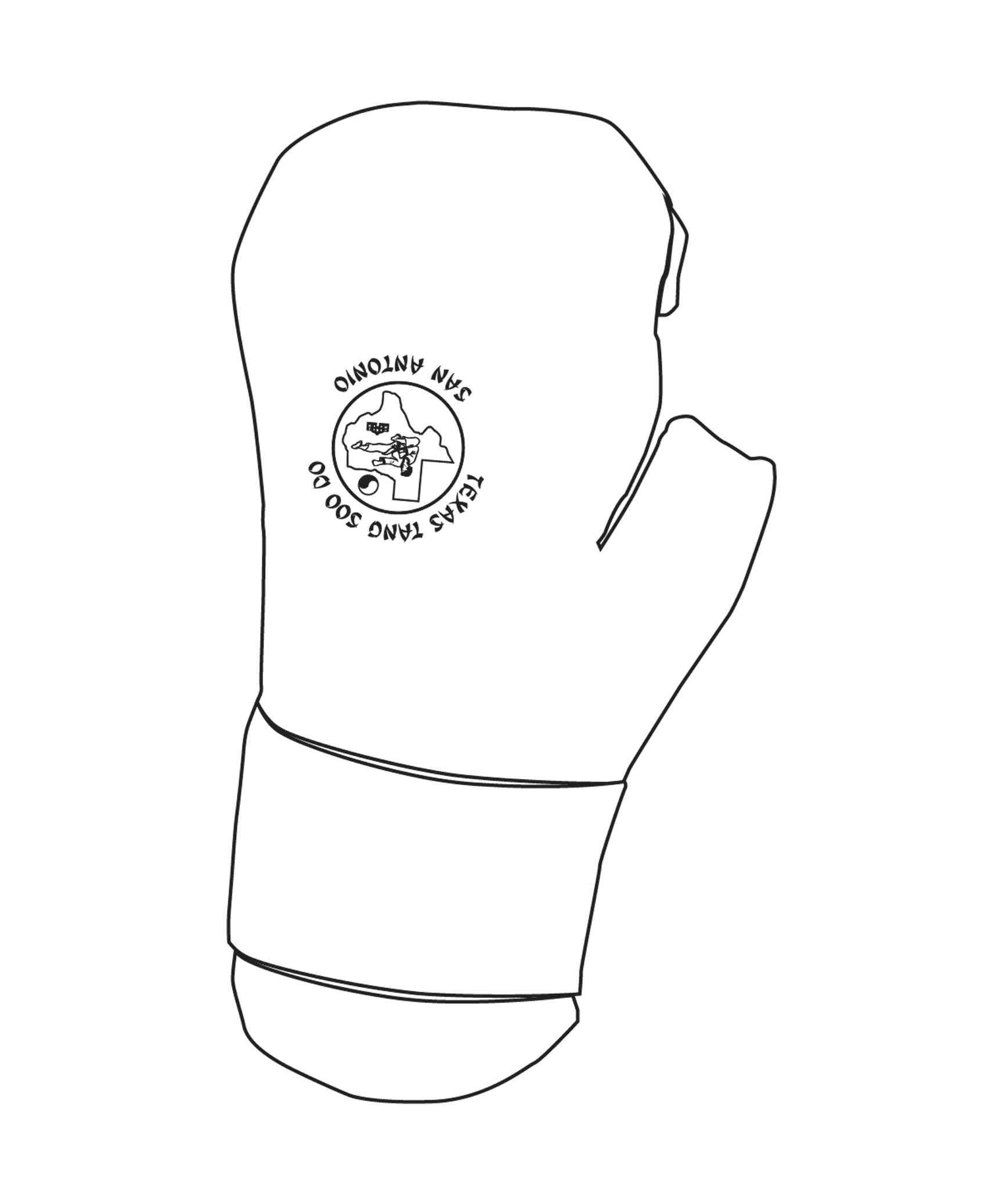 Century Glove Blank, White
