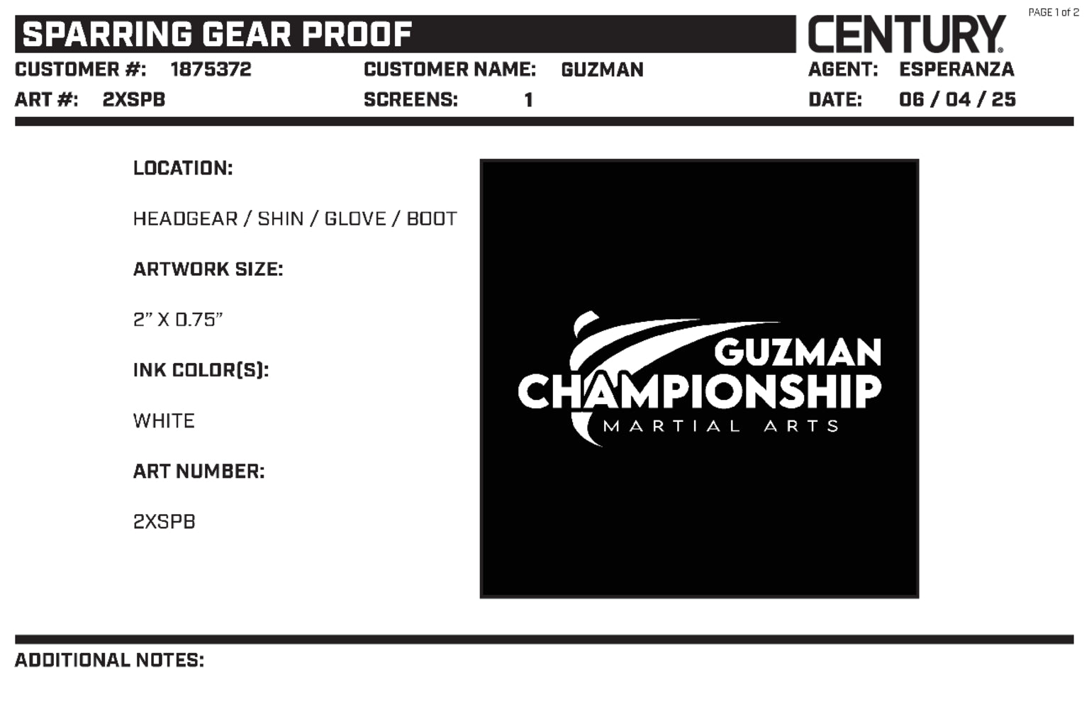 Century Glove Blank, Black