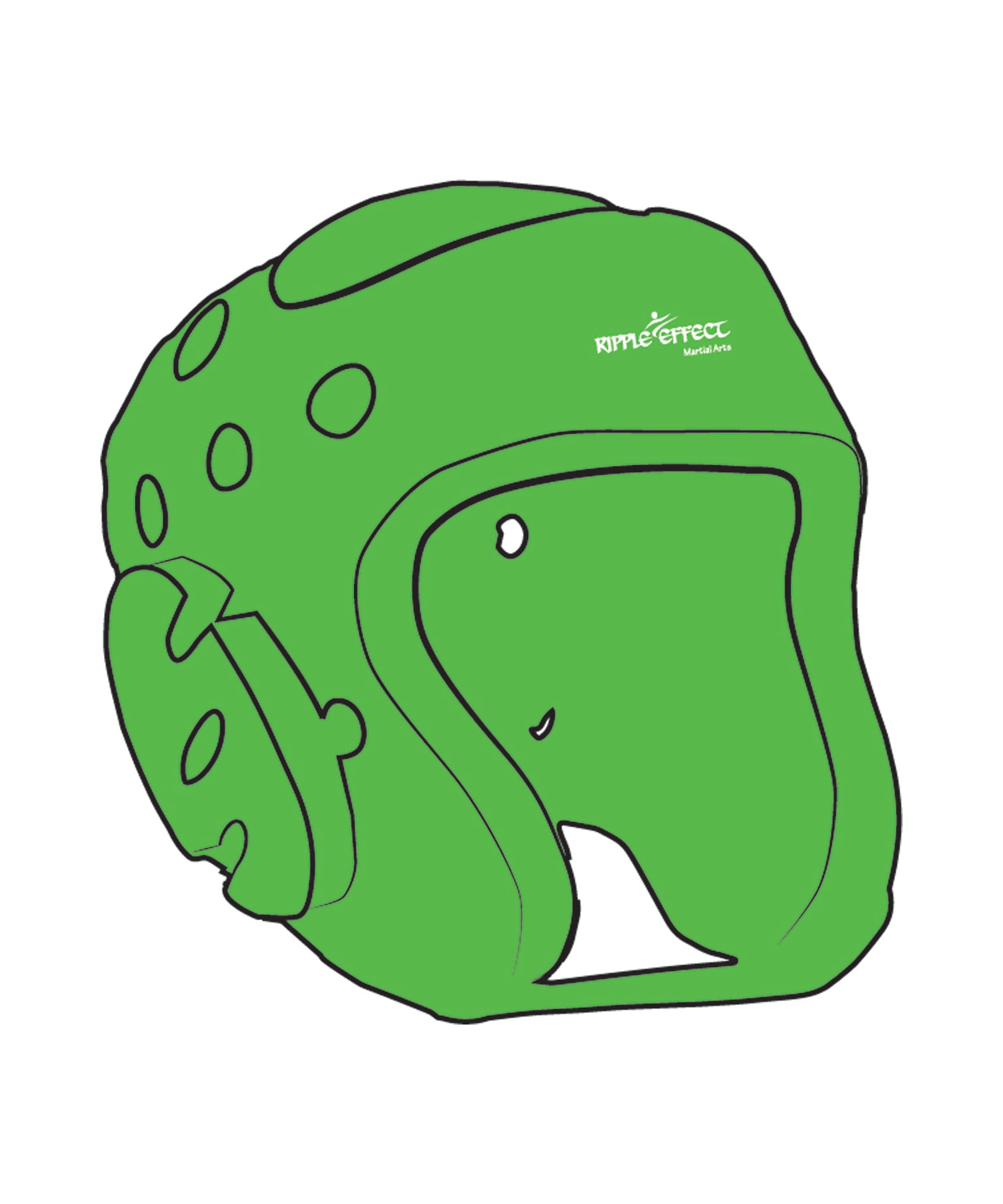 Century Headgear Custom, Neon Green