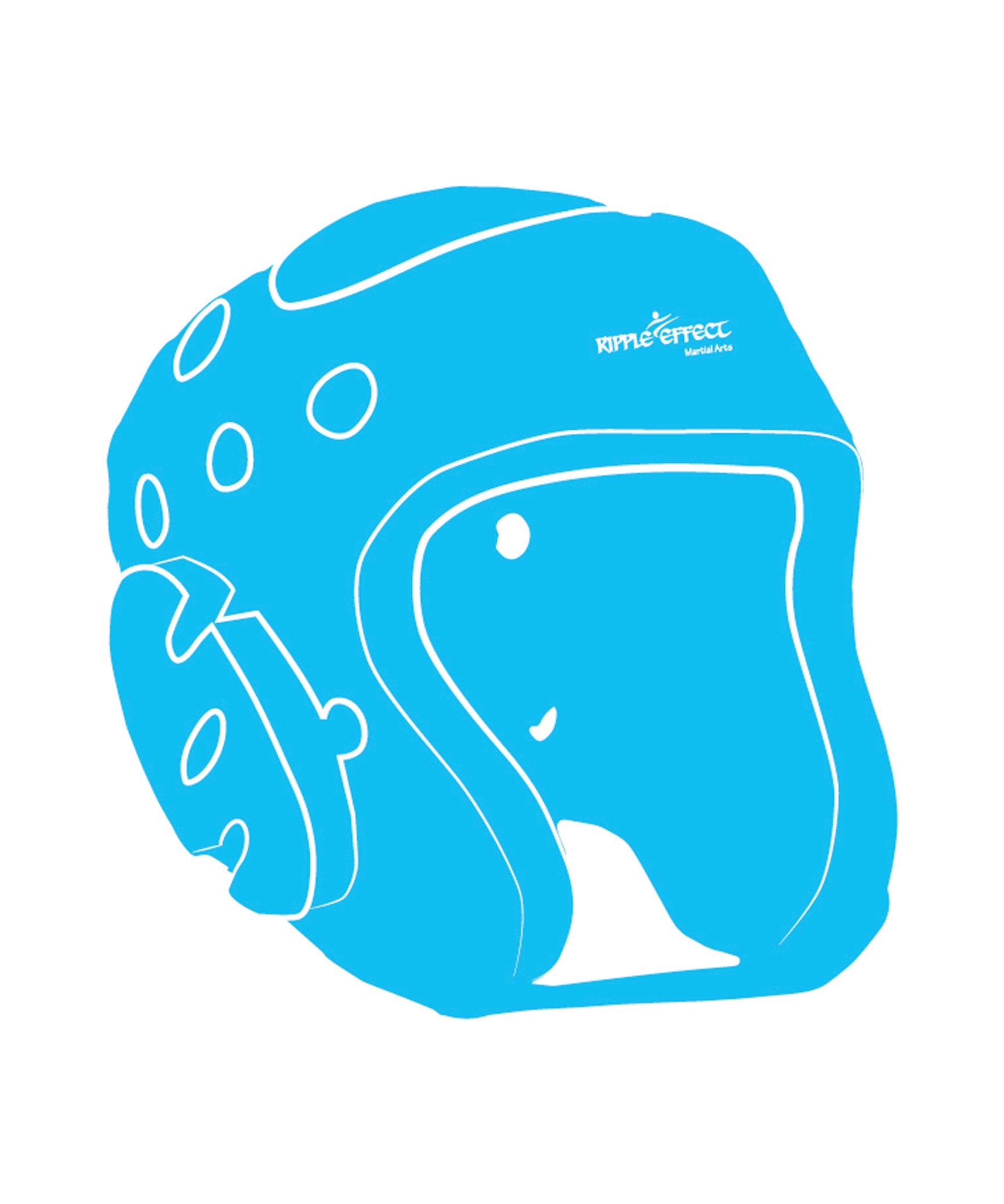 Century Headgear Custom, Neon Blue
