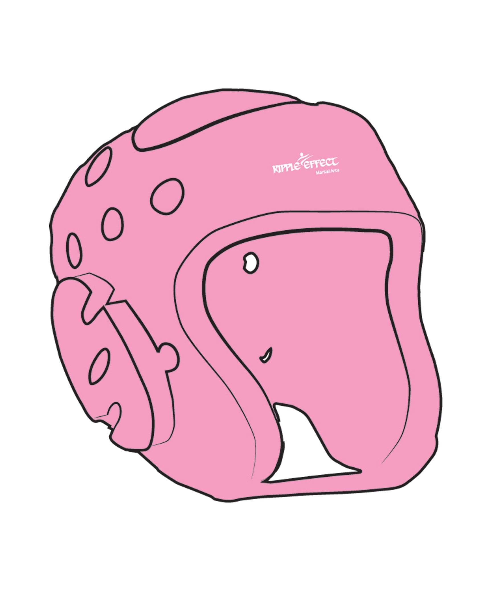 Century Headgear Custom, Neon Pink
