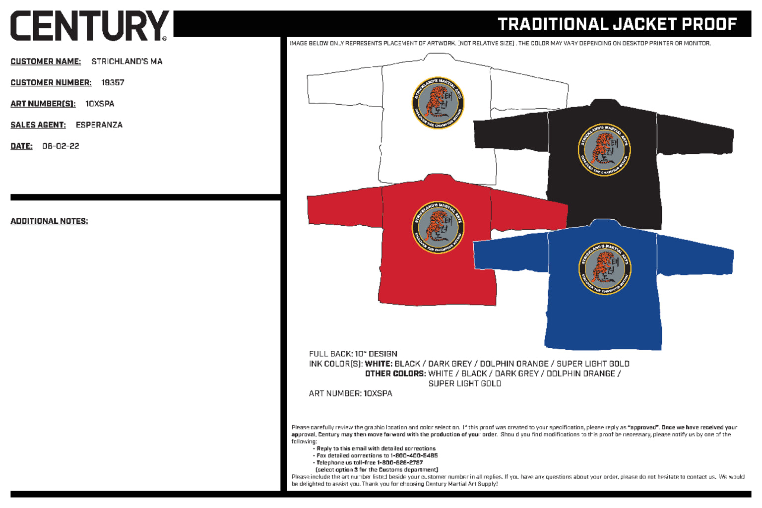 6oz Lightweight Student Jacket Custom, Blue