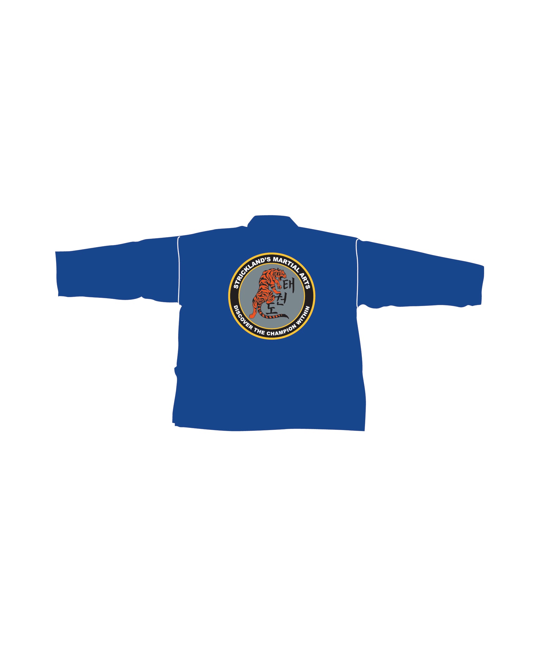 6oz Lightweight Student Jacket Custom, Blue