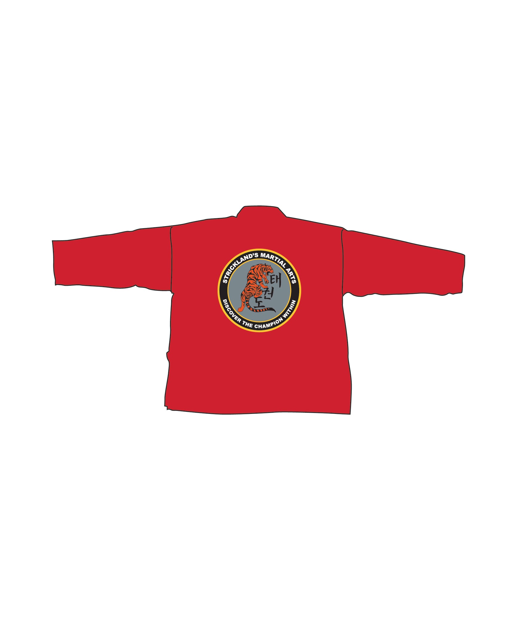 Lightweight Student Uniform, Red