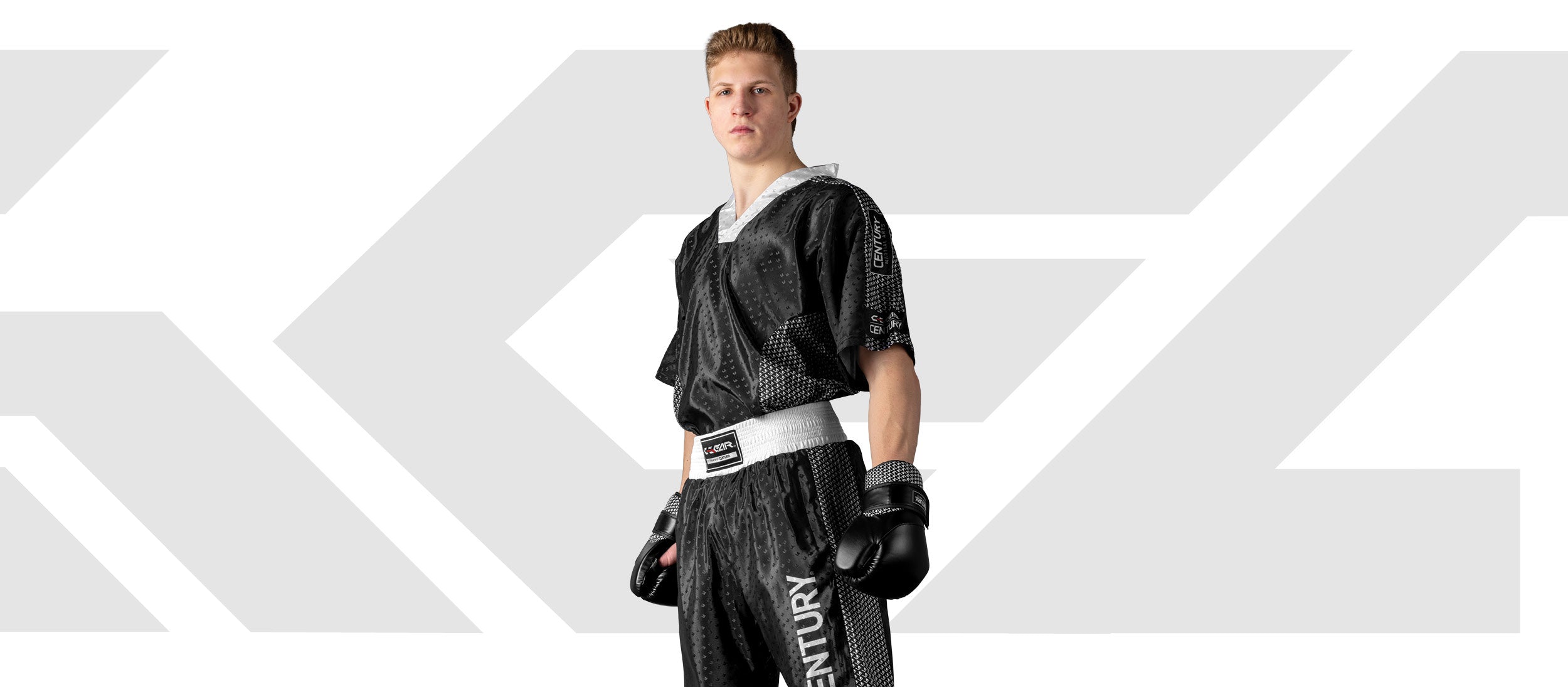 fighter wearing tenacity gear and uniform