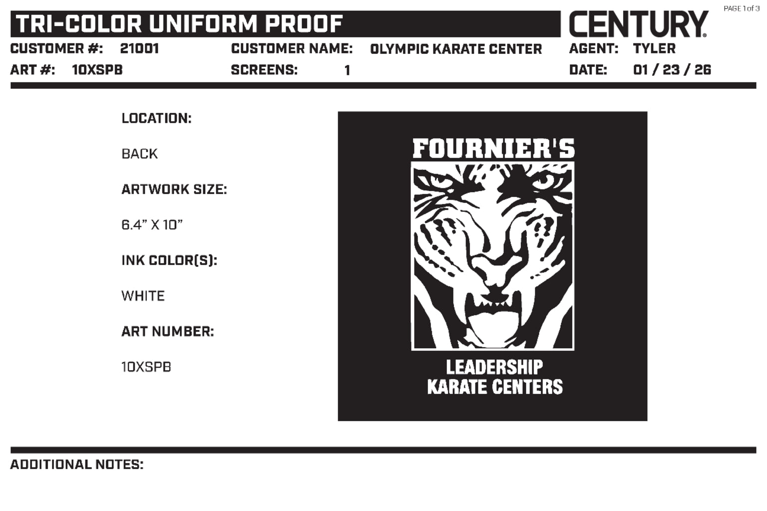 Lightweight Student Uniform, Black