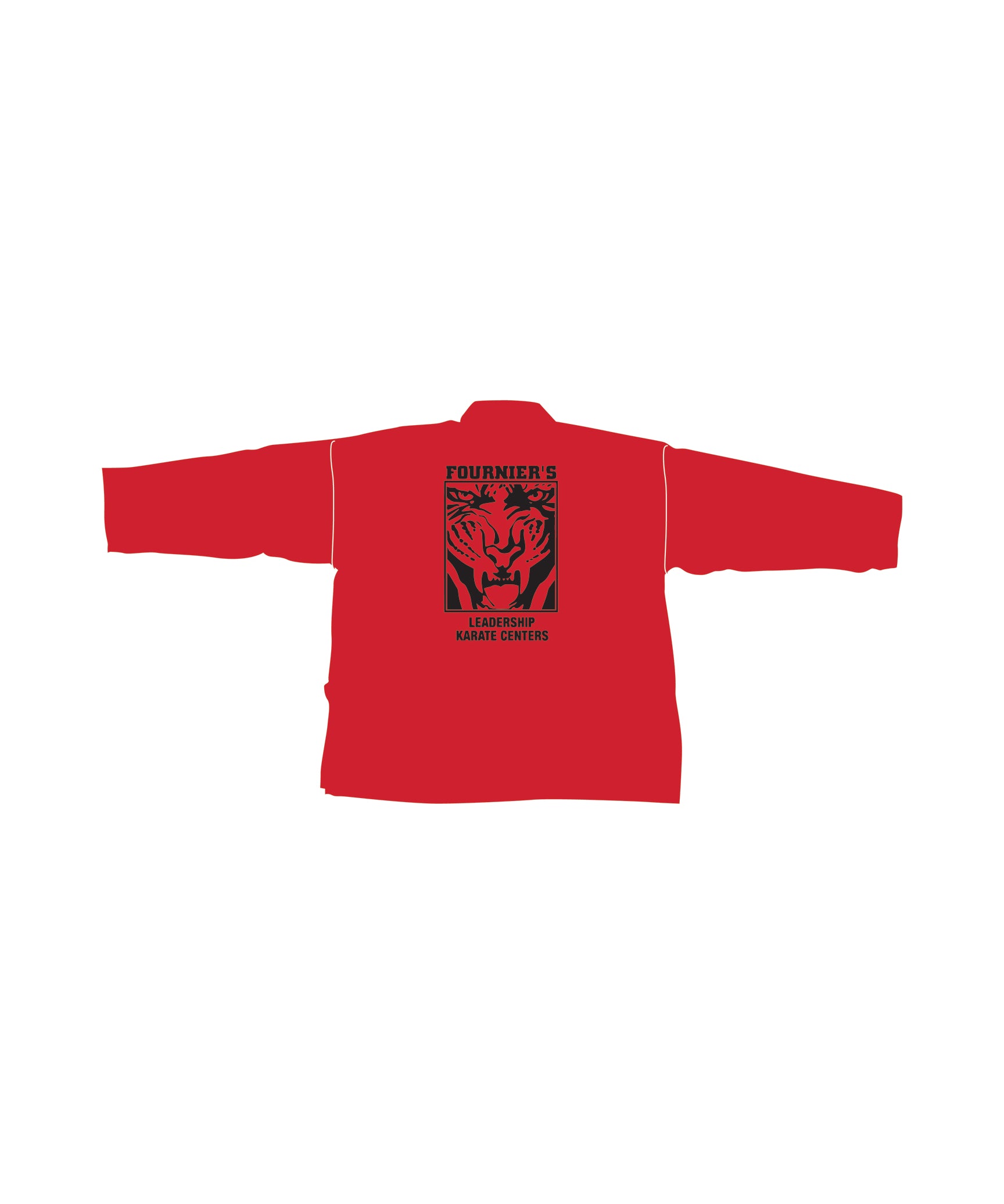 6oz Lightweight Student Jacket Custom, Red
