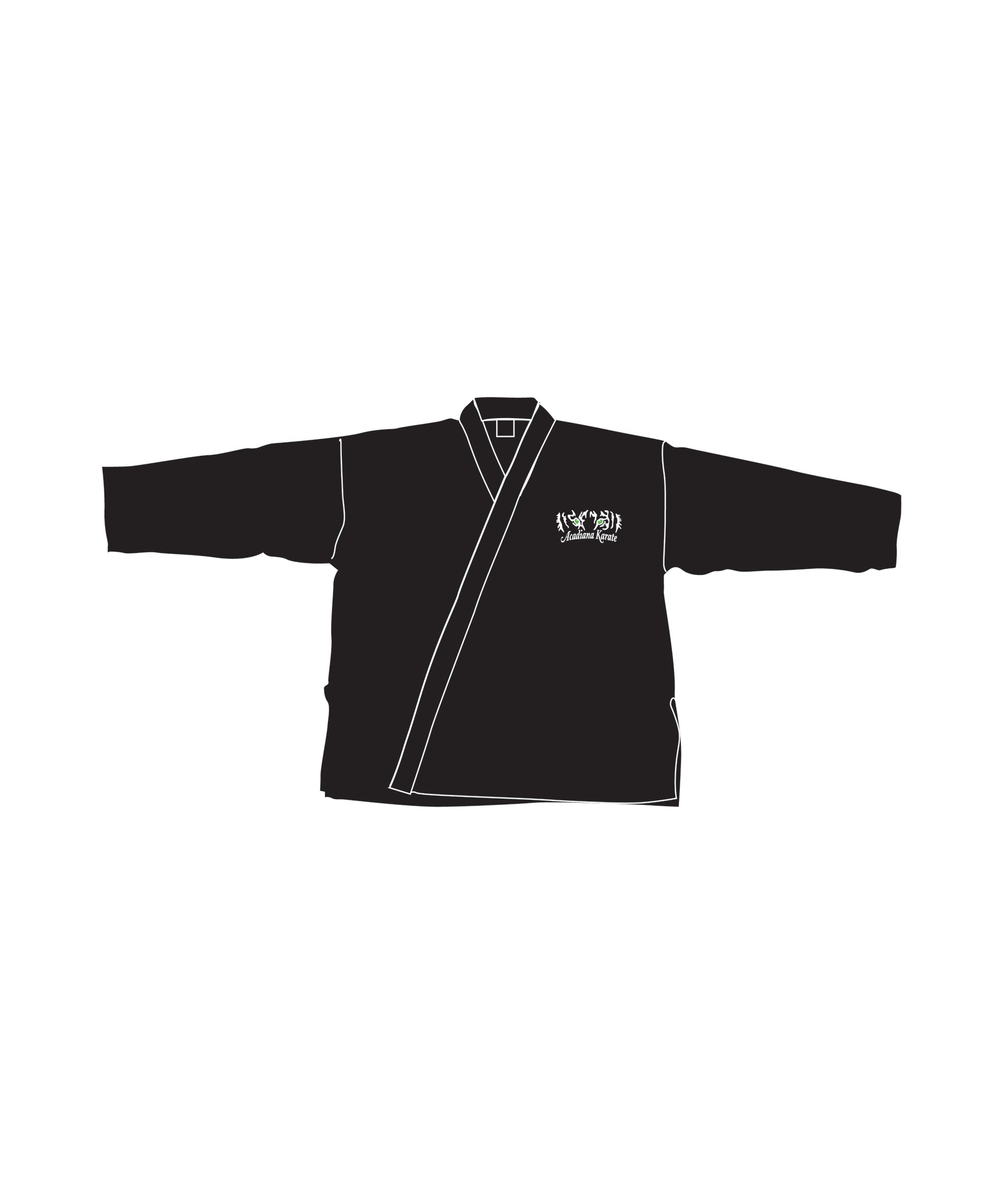 Student Elastic Uniform, Black