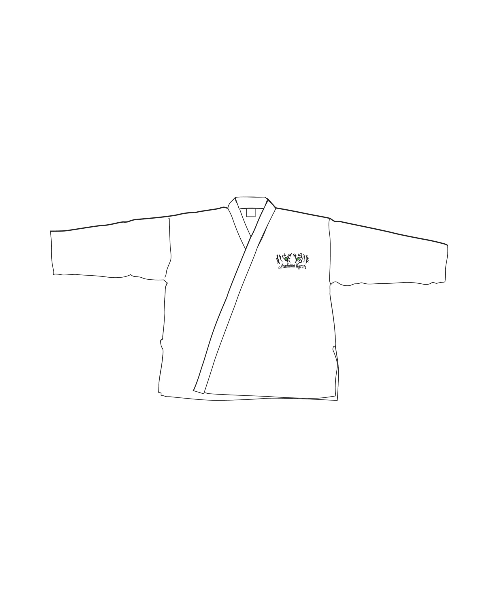 Lightweight Student Uniform, White