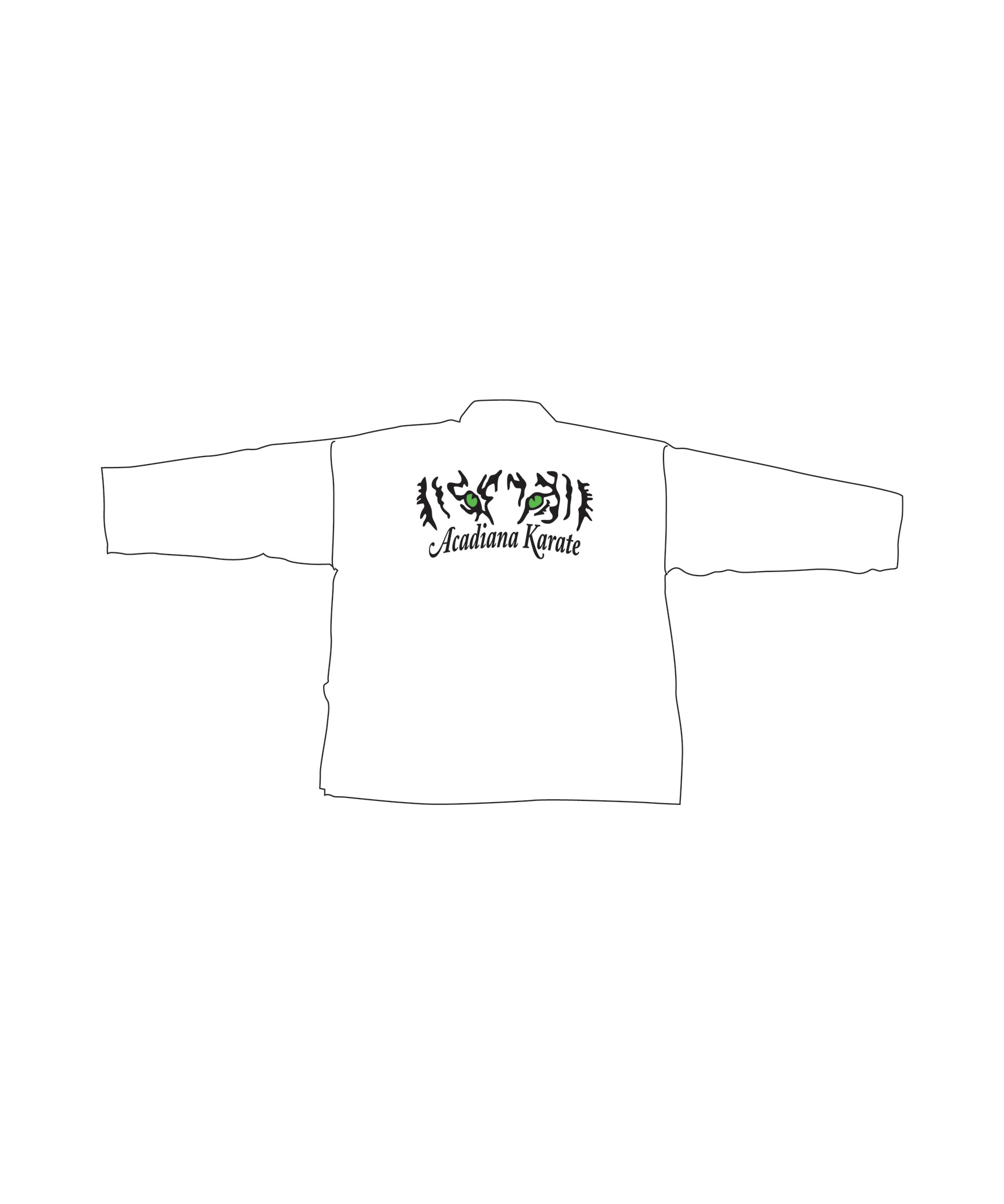 6oz Lightweight Student Jacket Custom, White