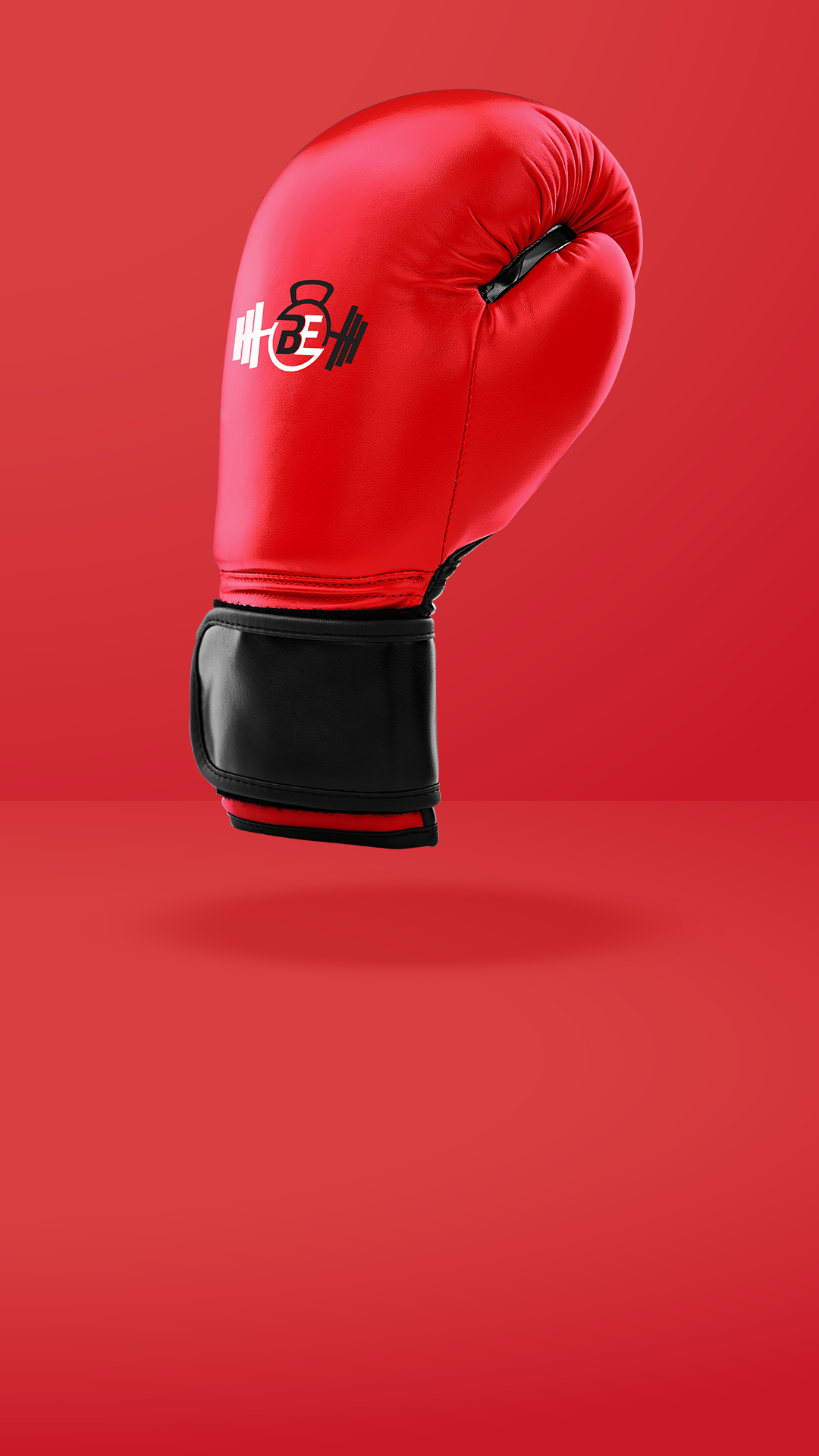 red customized glove