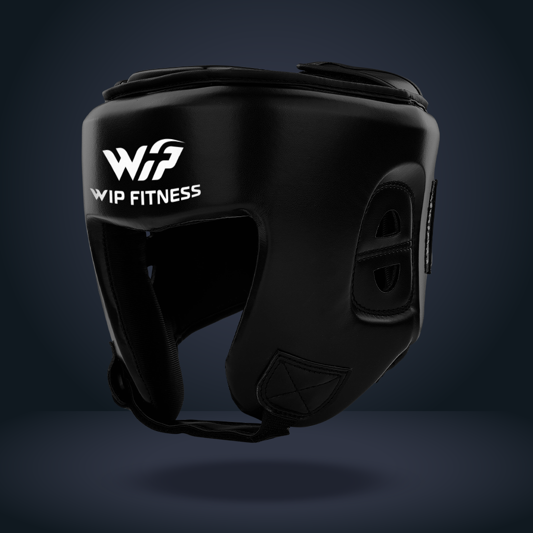 black customized headgear