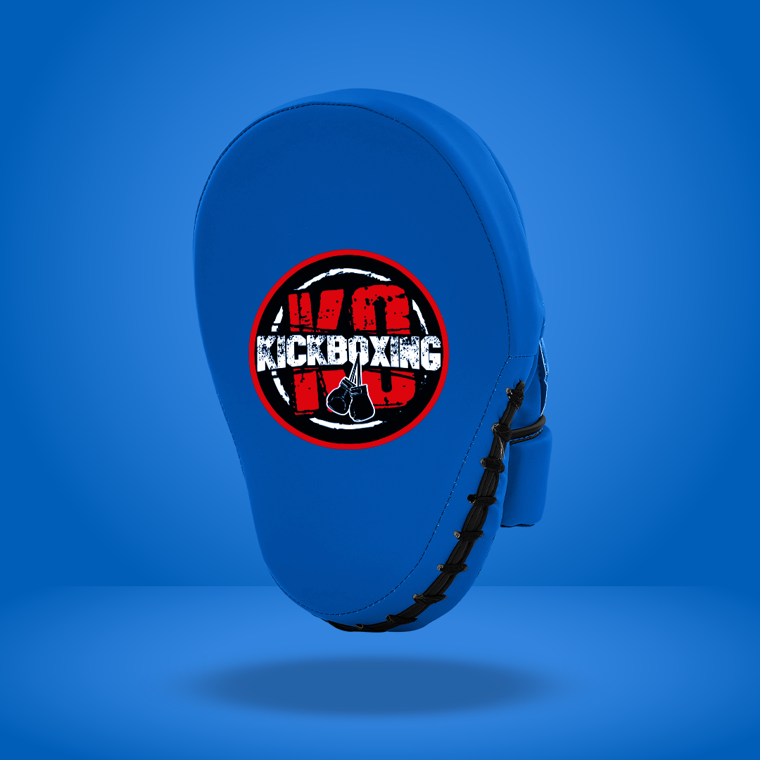 blue custom mitt