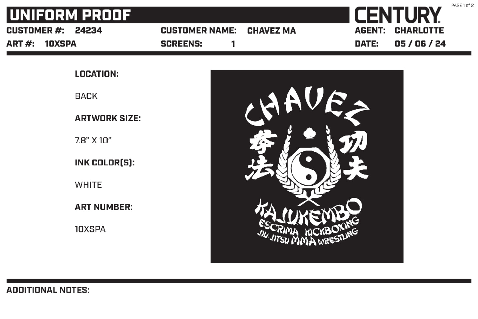 Lightweight Student Uniform, Black