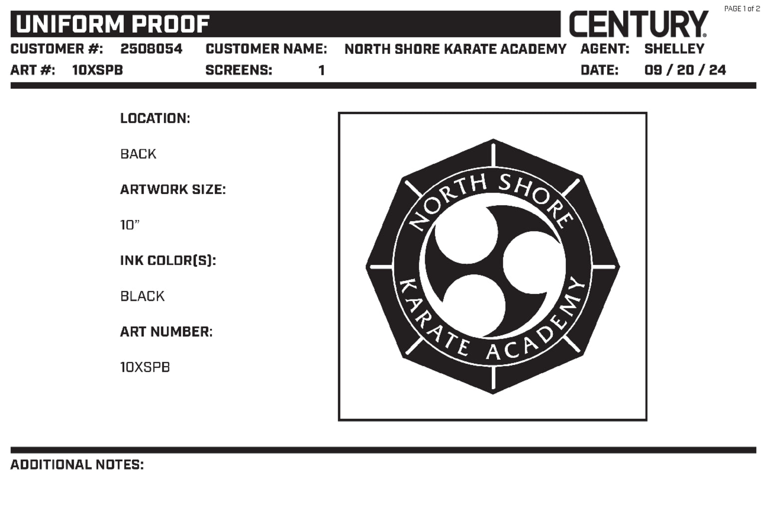 Student Elastic Uniform, White