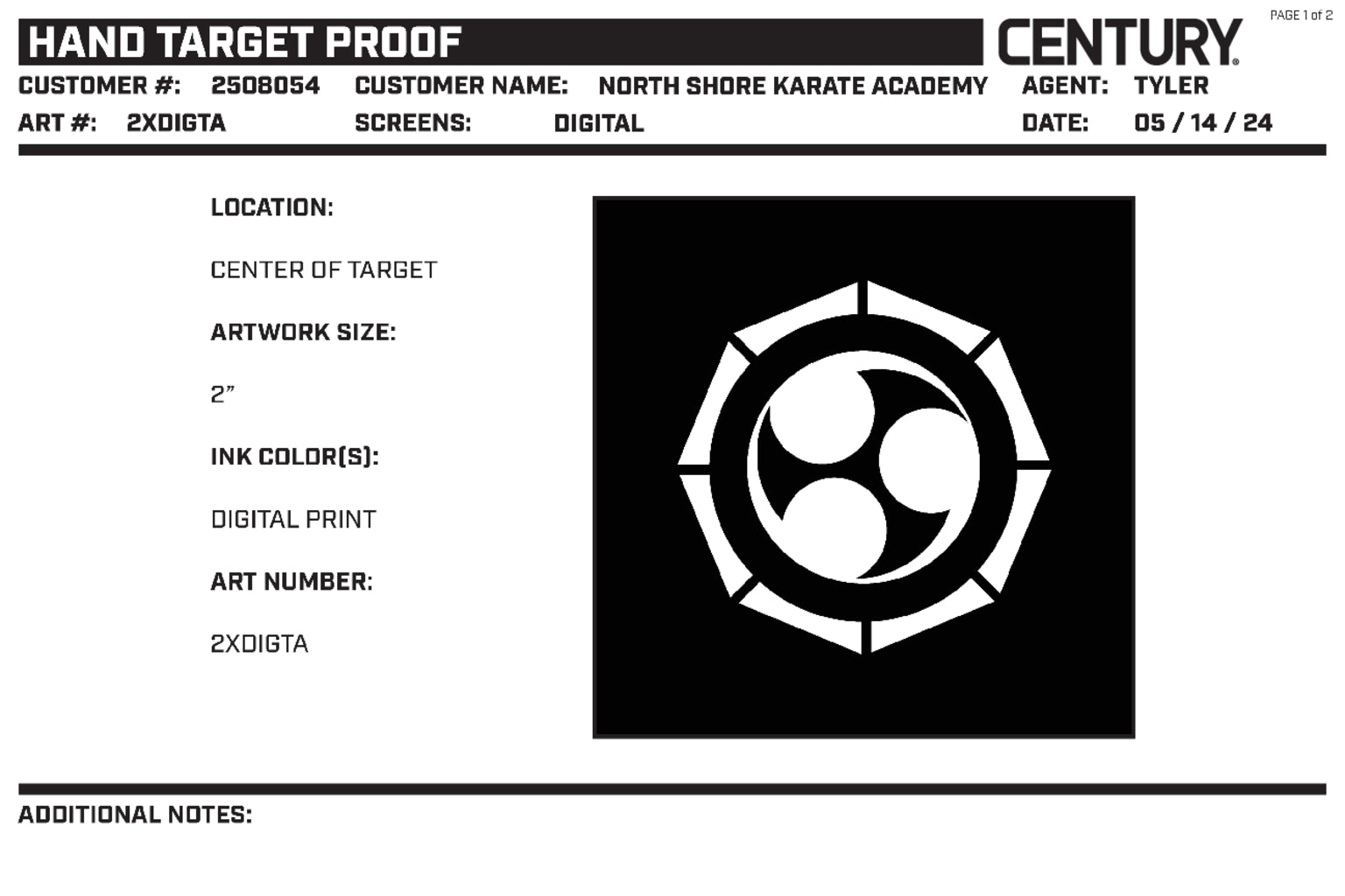 CUSTOM HAND TARGET Black, Black