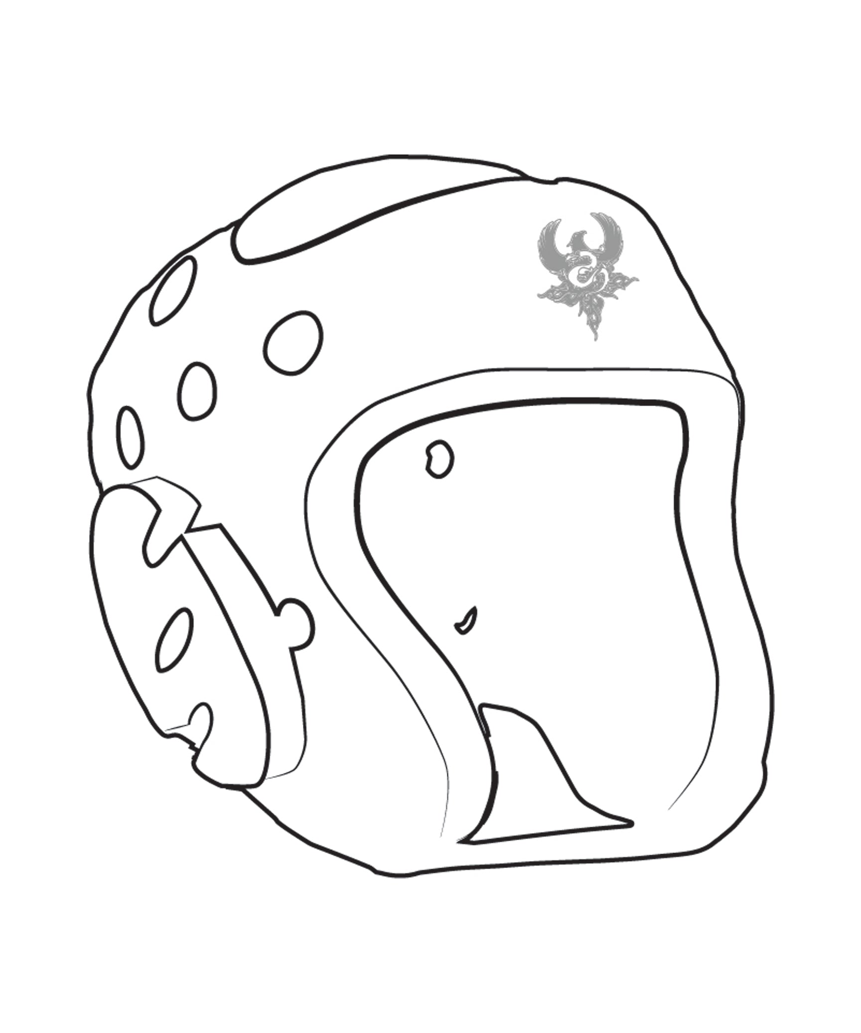 Century Headgear Custom, White