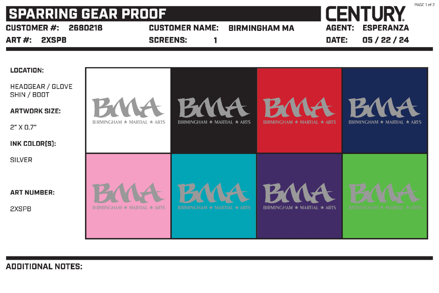 Century Glove Blank, Neon Green
