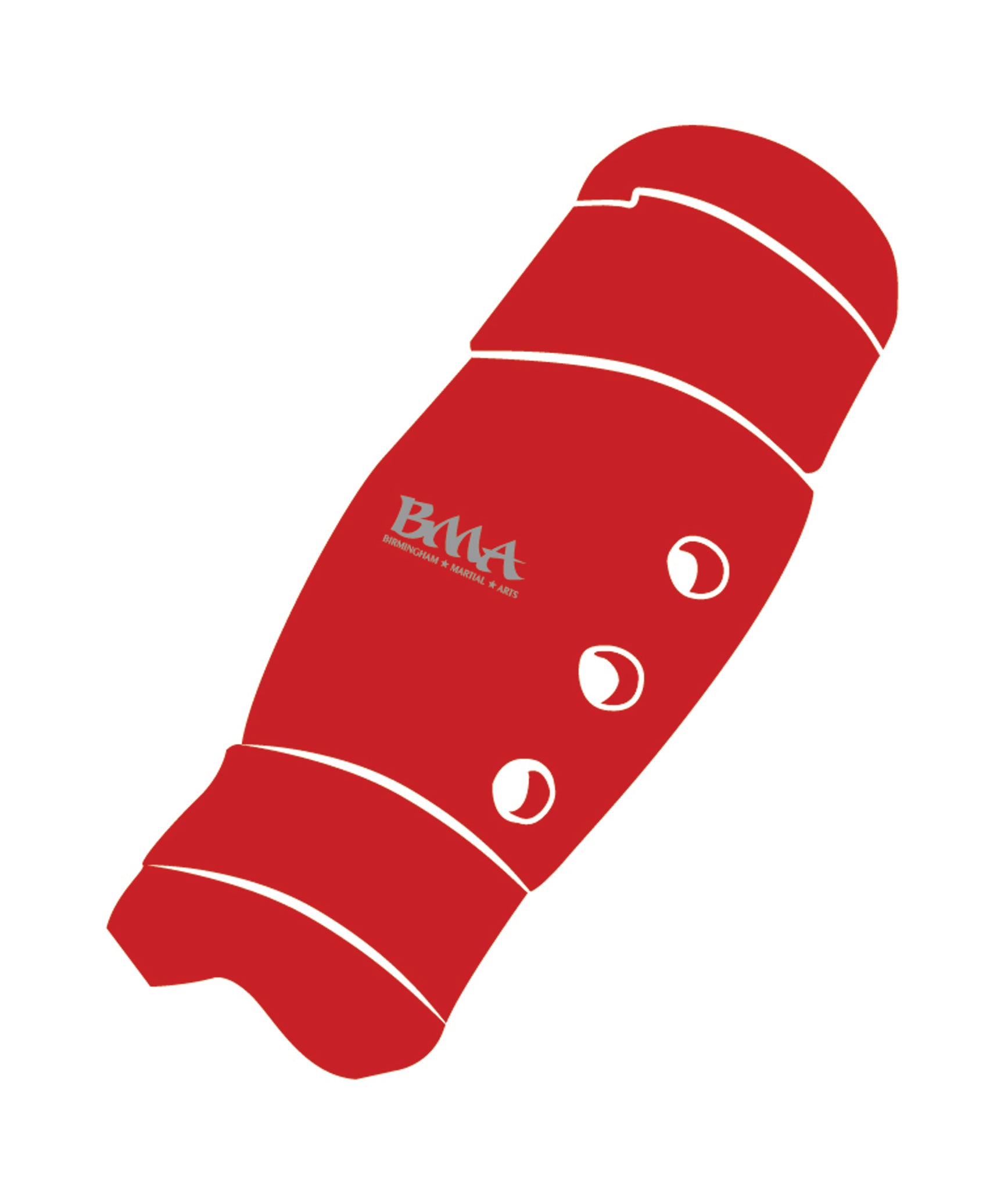 Shin Guard Custom, Red