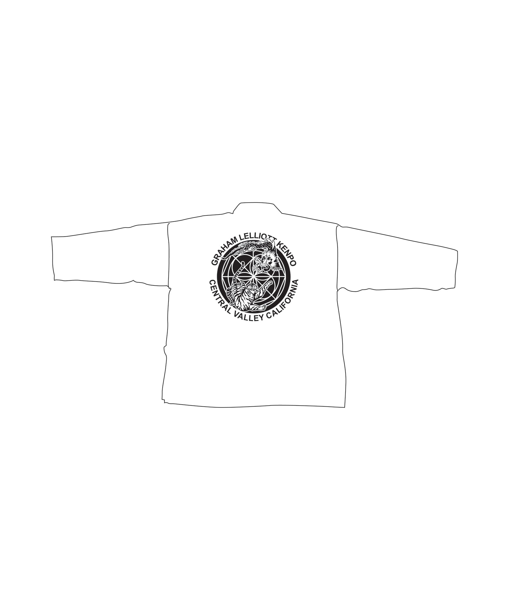 Lightweight Student Uniform, White