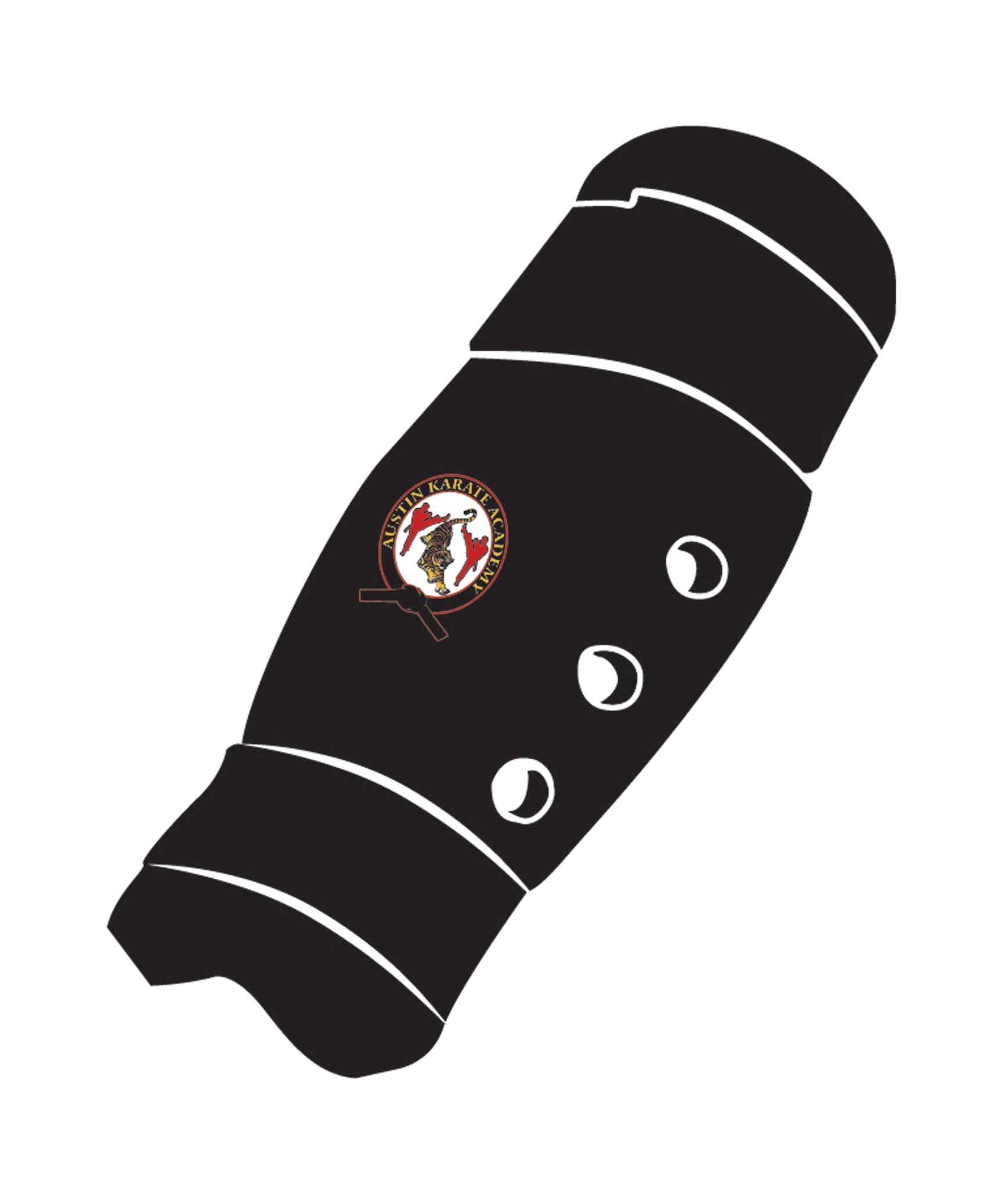 Shin Guard Custom, Black