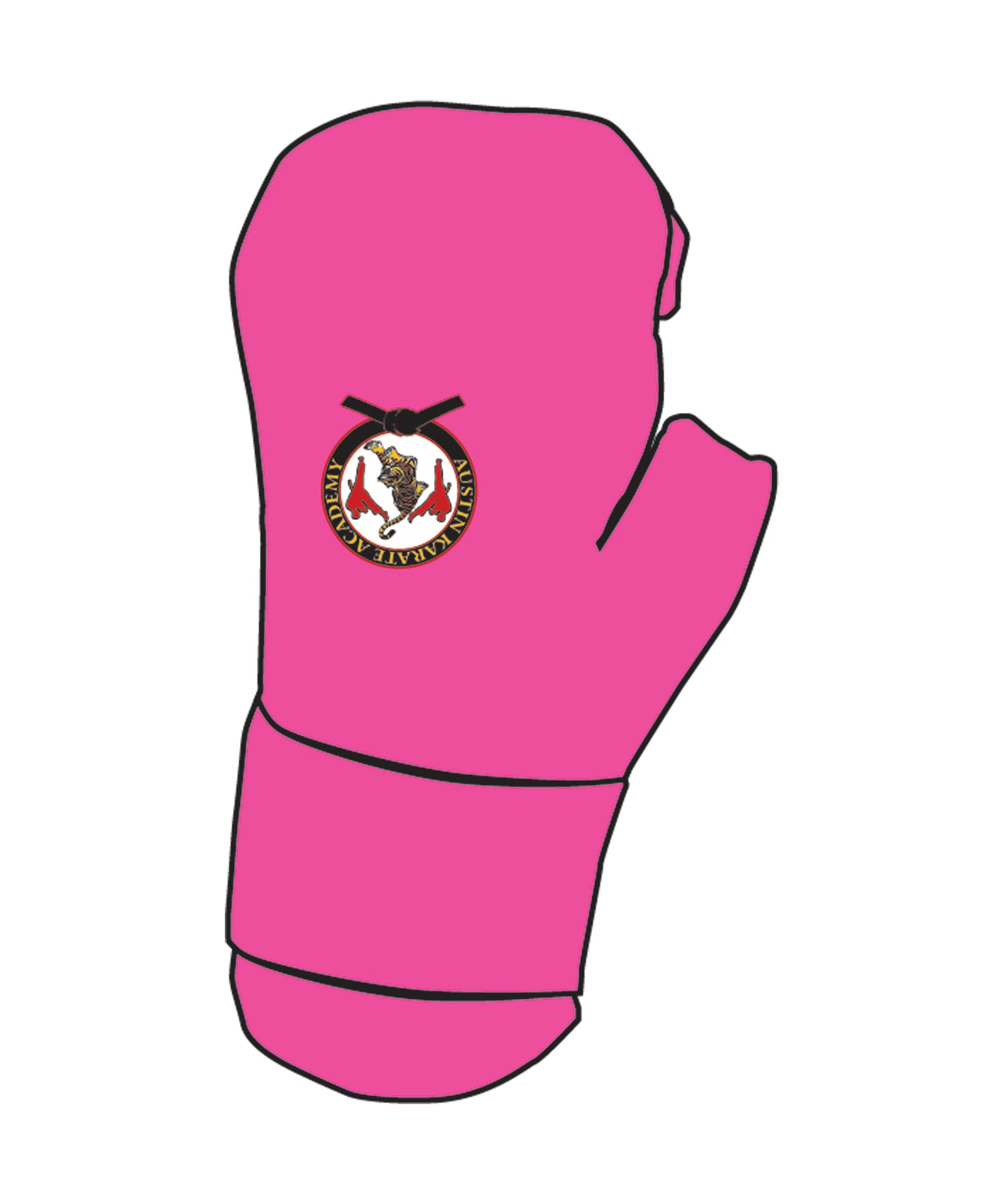 Century Glove Blank, Neon Pink