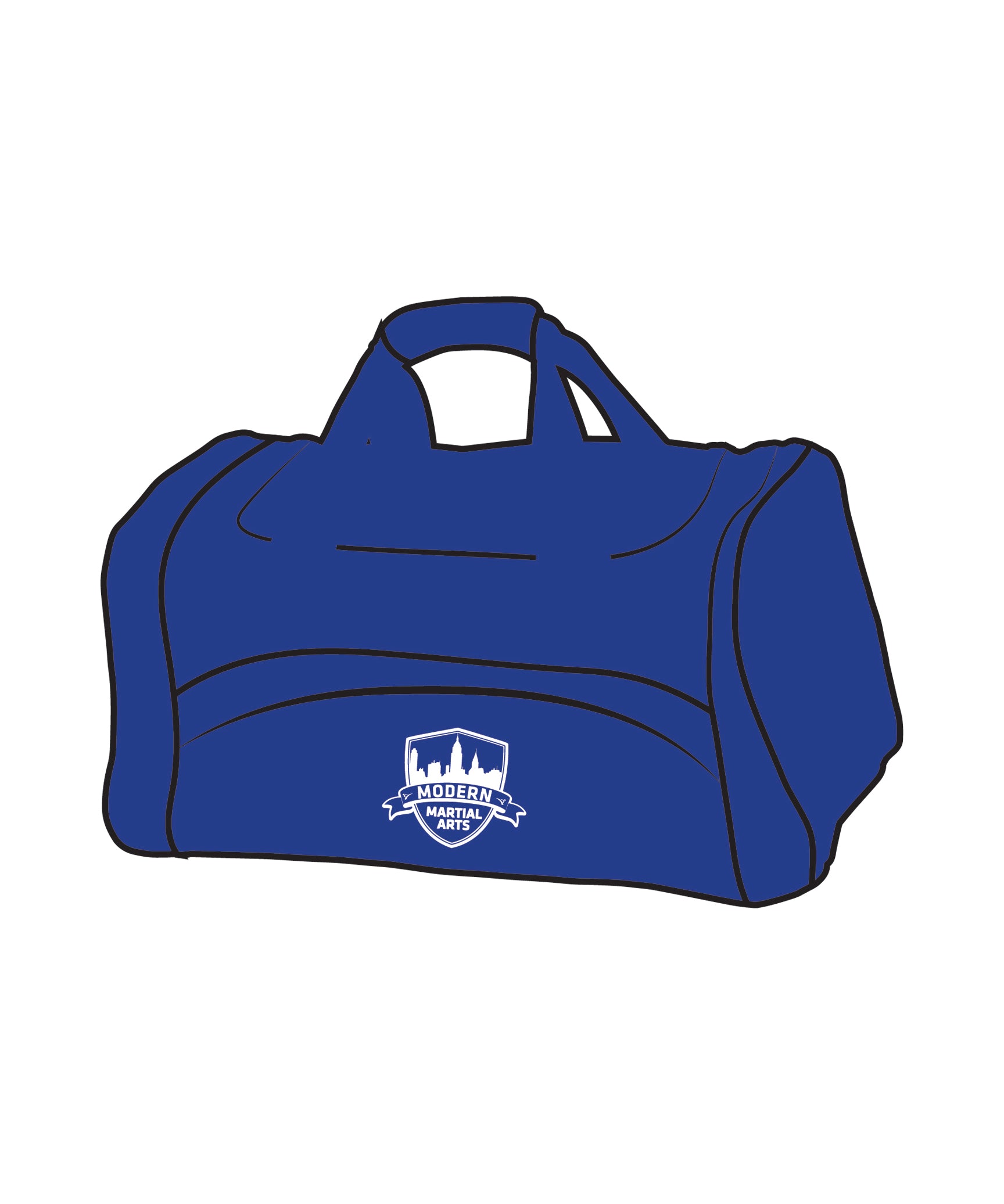 Medium Sport Bag - Custom Black, Blue