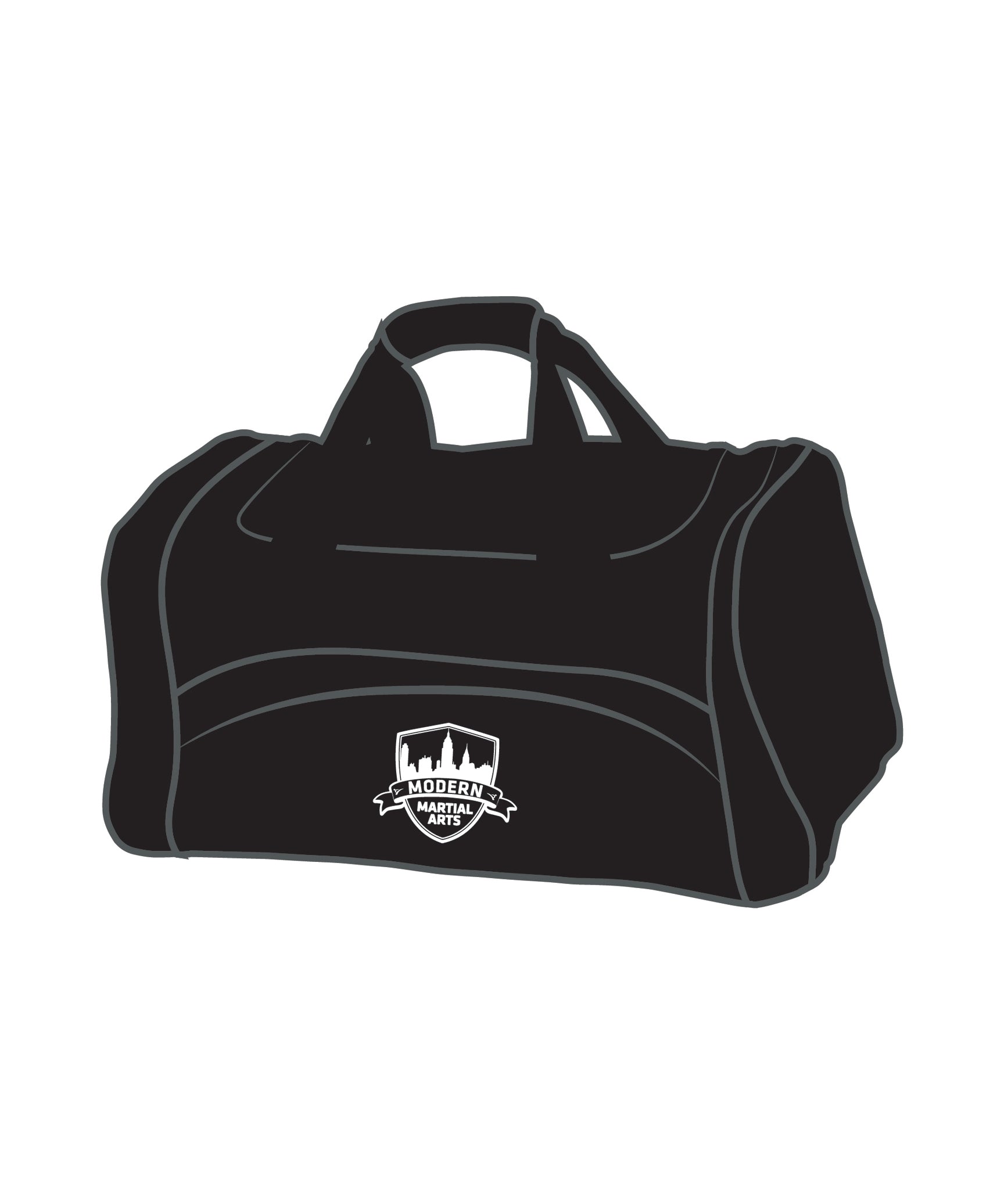 Medium Sport Bag - Custom Black, Black