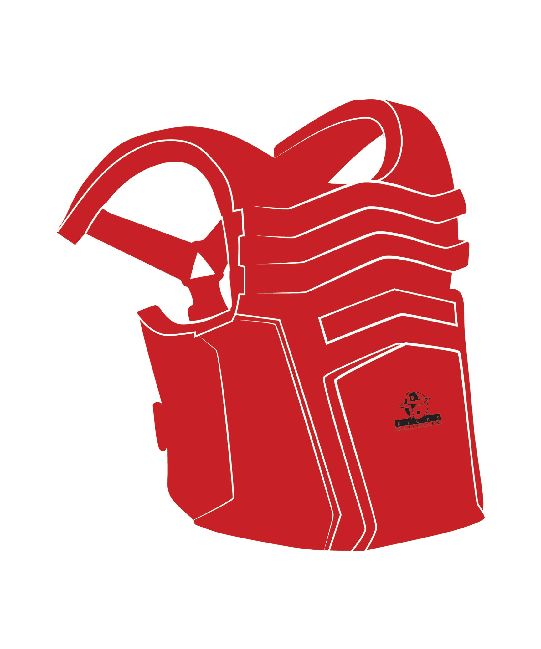 P2 Chest Guard - Custom, Red