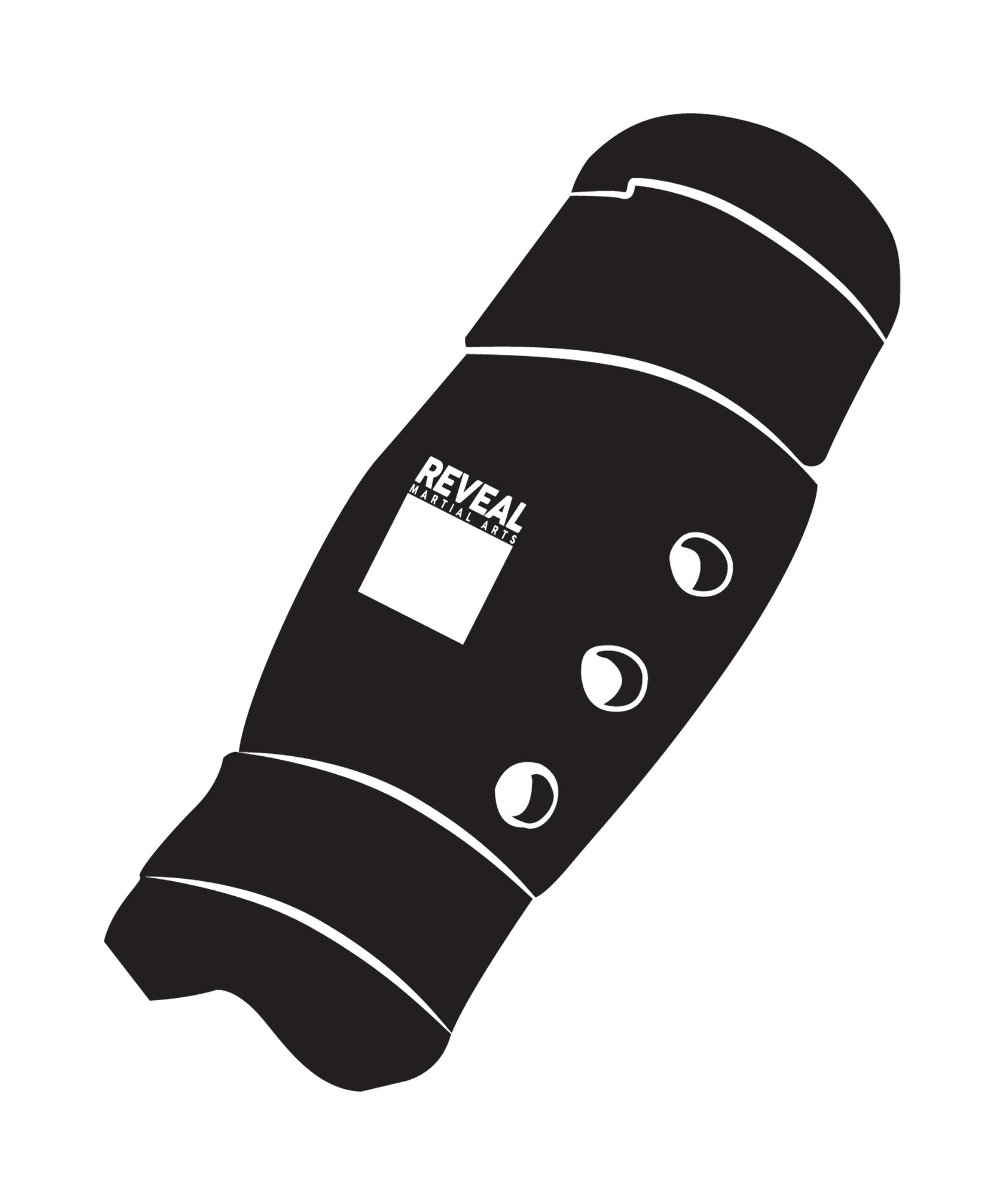 Shin Guard Custom, Black