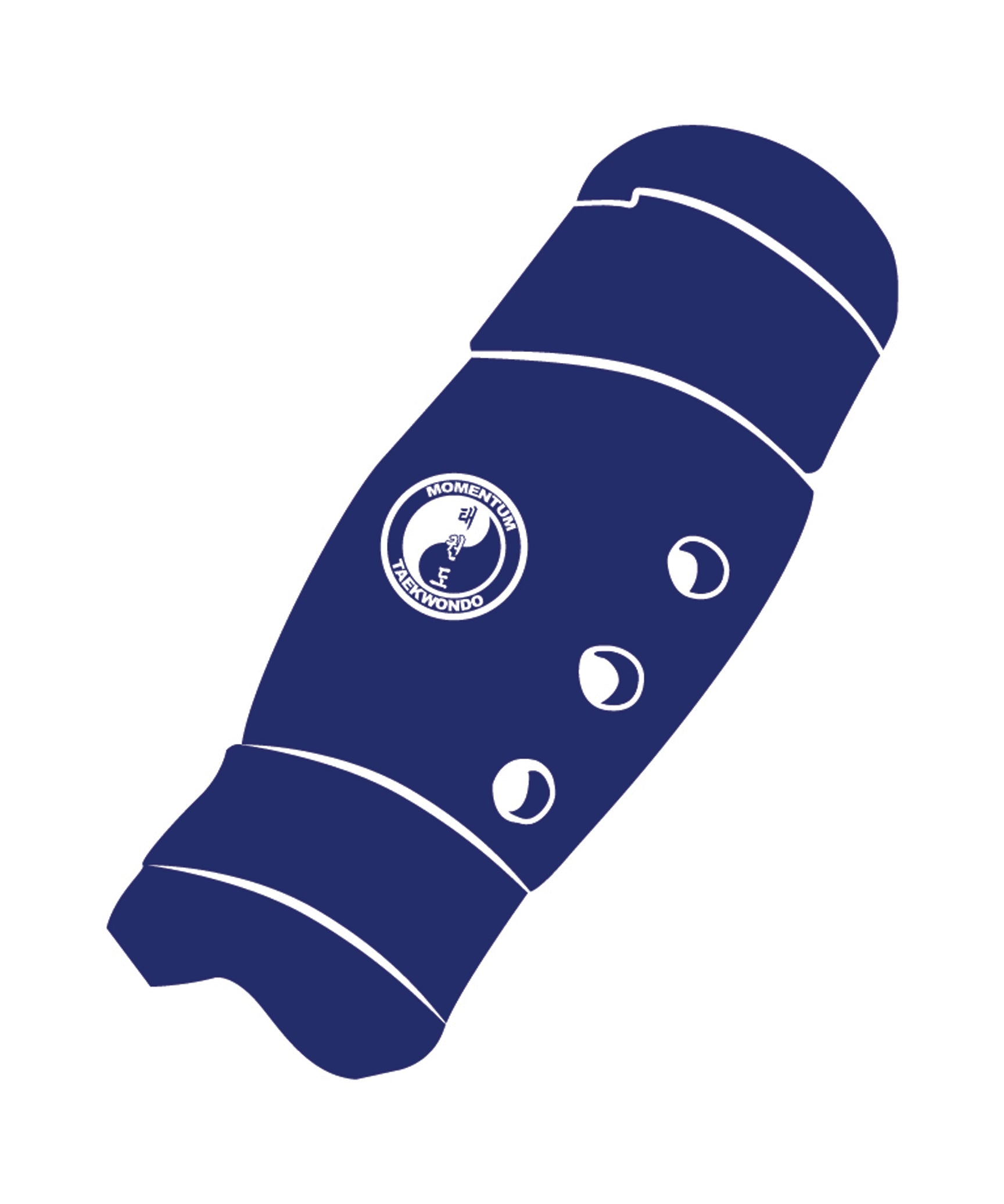 Shin Guard Custom, Blue
