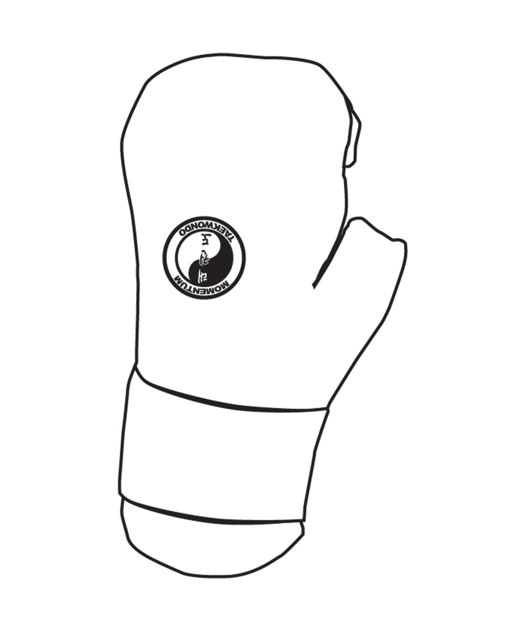 Century Glove Blank, White