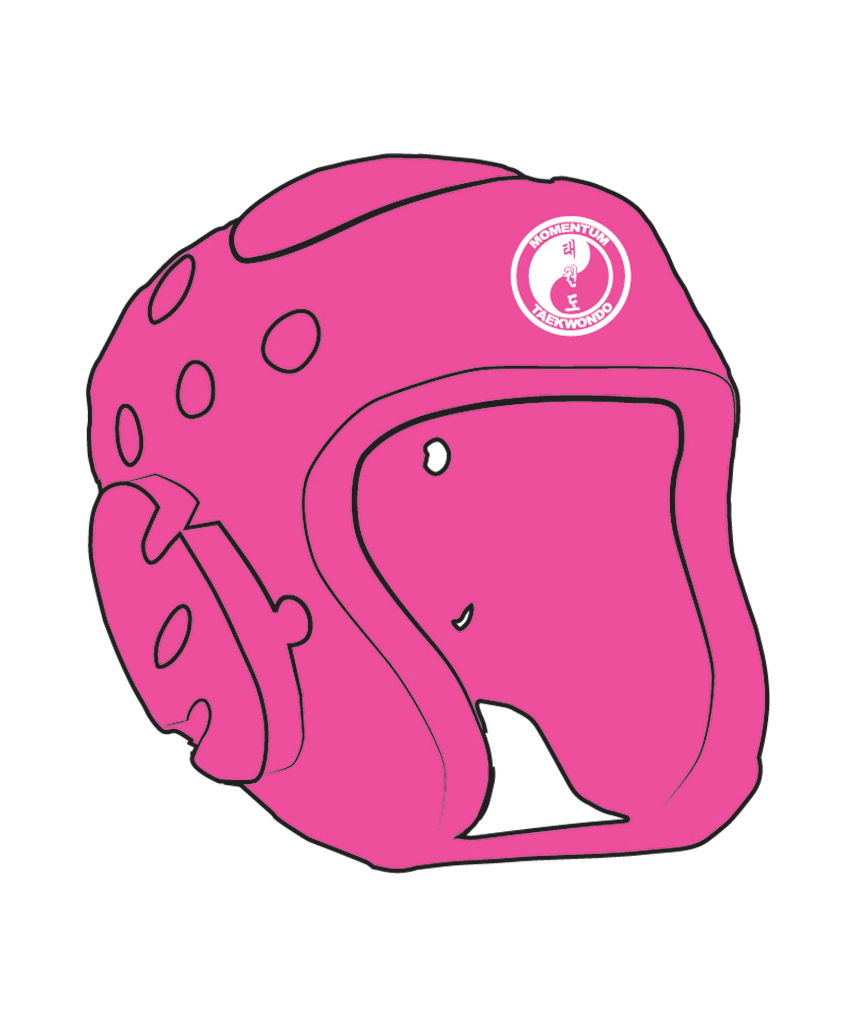 Century Headgear Custom, Neon Pink