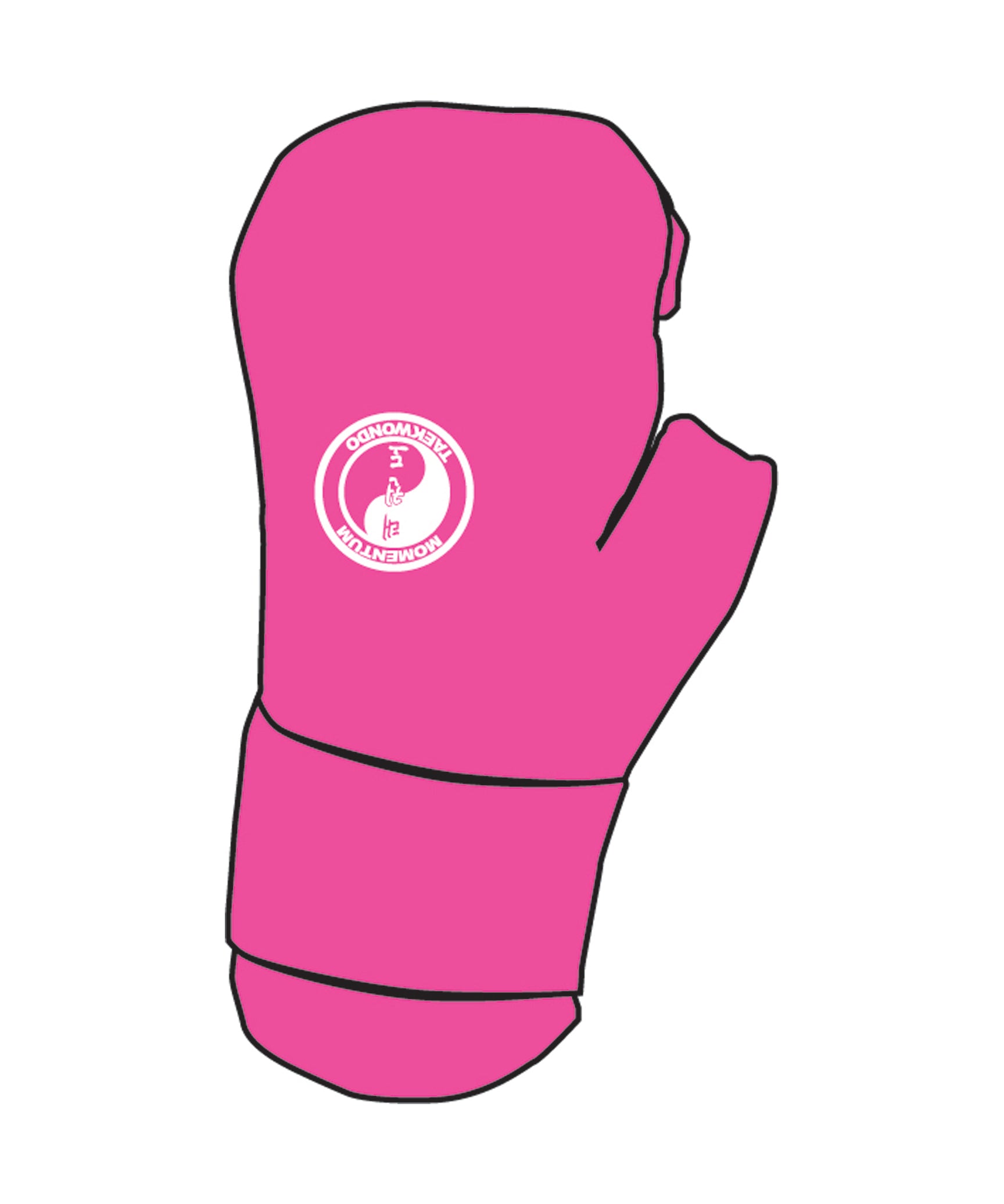 Century Glove Blank, Neon Pink