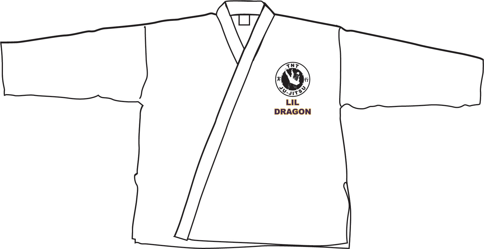 6oz Lightweight Student Jacket Custom, White