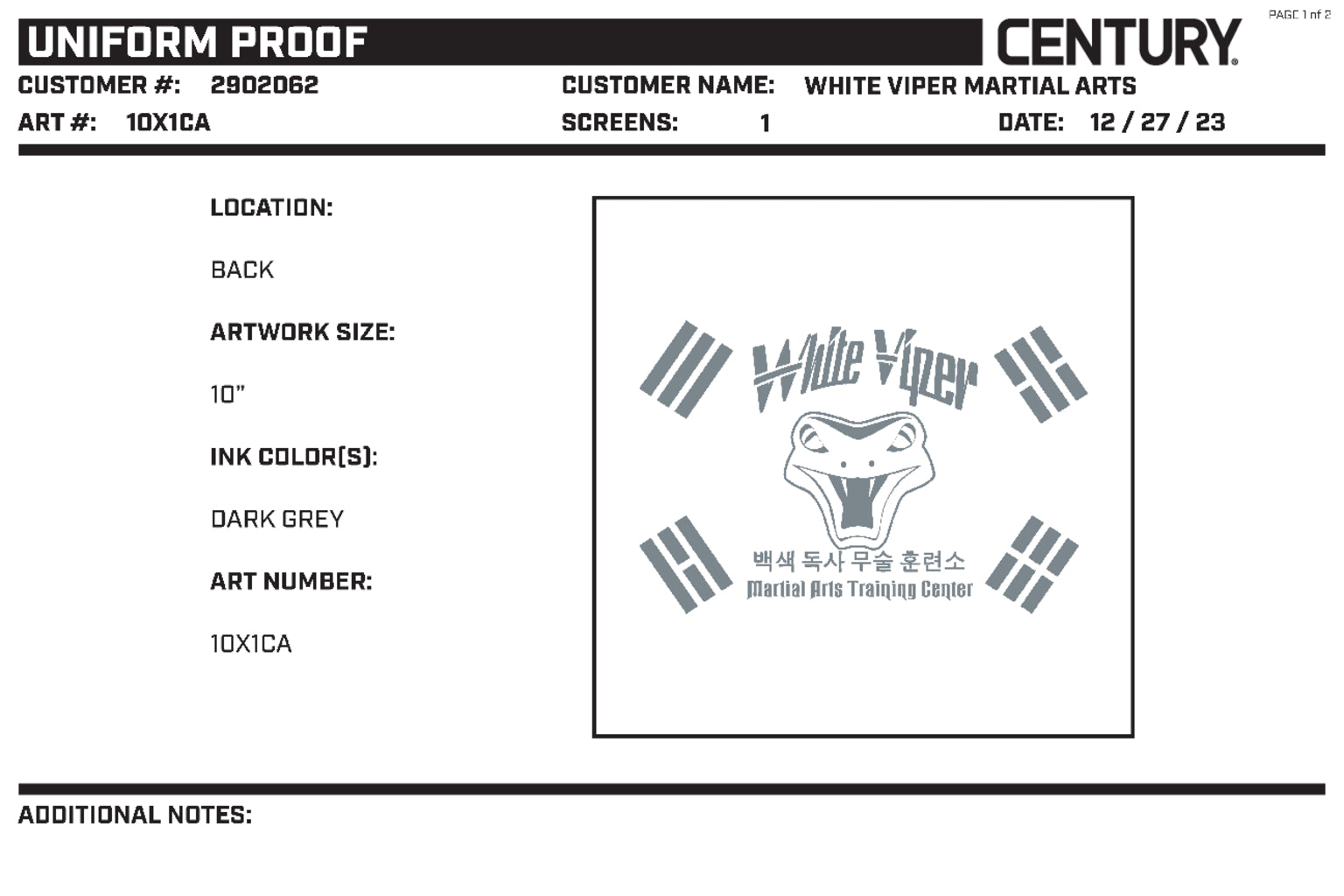 Student Elastic Uniform, White