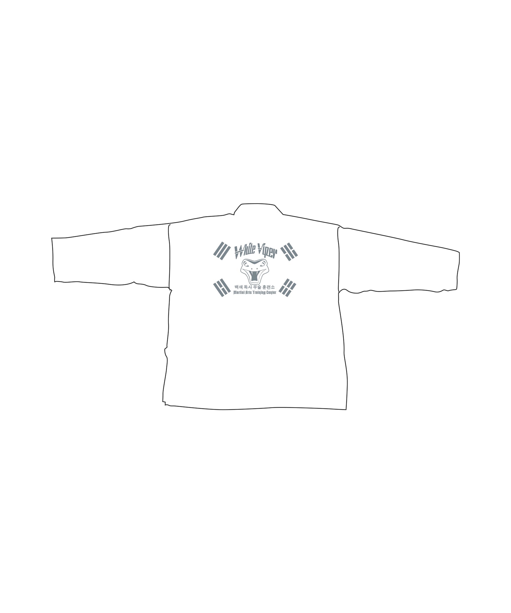 10oz 100% Cotton Uniform, White