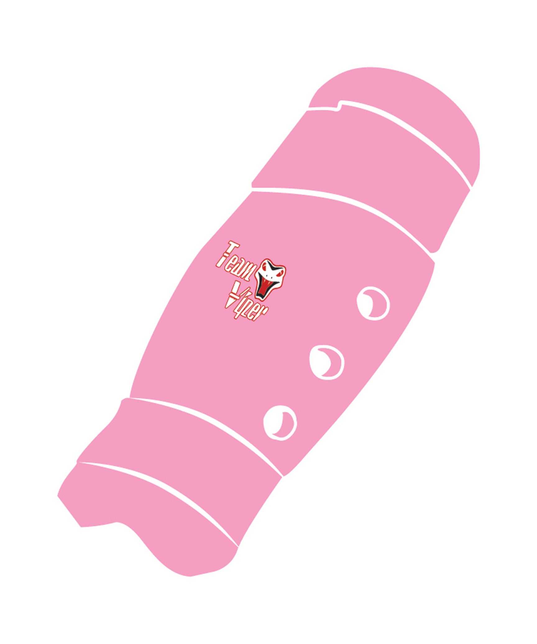 Shin Guard Custom, Neon Pink